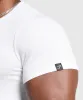 Gymshark Ribbed T-Shirt - White sold by Gymshark