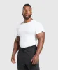 Gymshark Ribbed T-Shirt - White sold by Gymshark