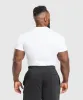 Gymshark Ribbed T-Shirt - White sold by Gymshark