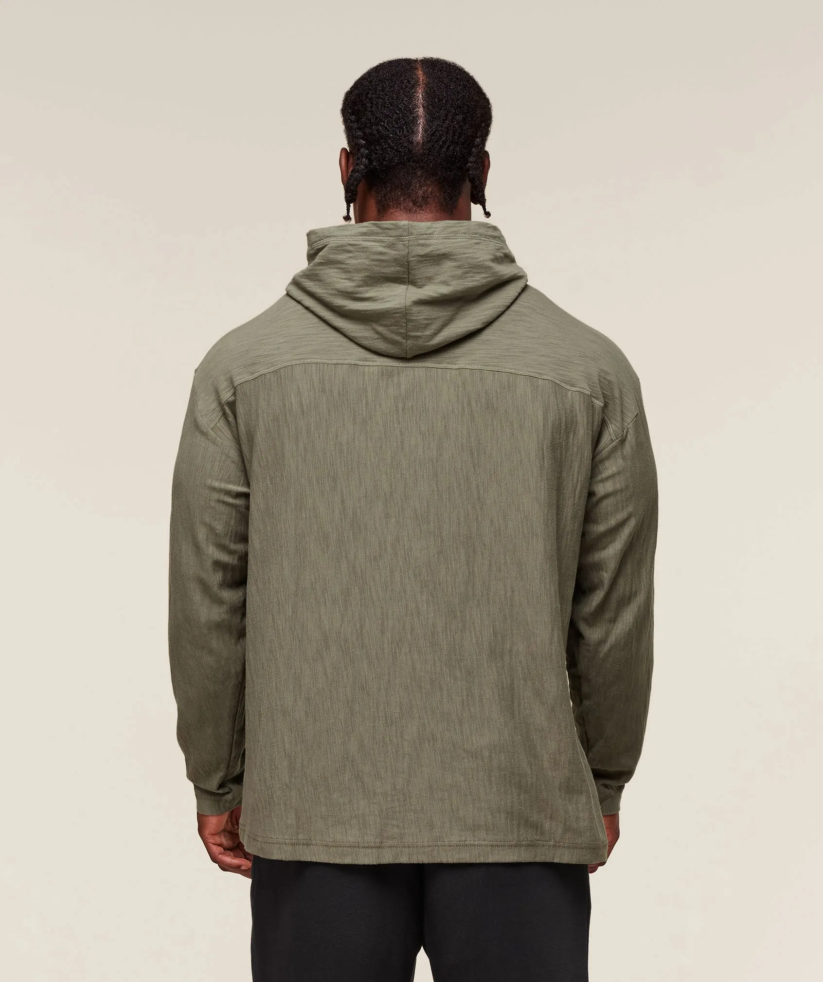 Gymshark Lightweight Slub Textured Hoodie - Utility Green sold by Gymshark product image thumbnail 2