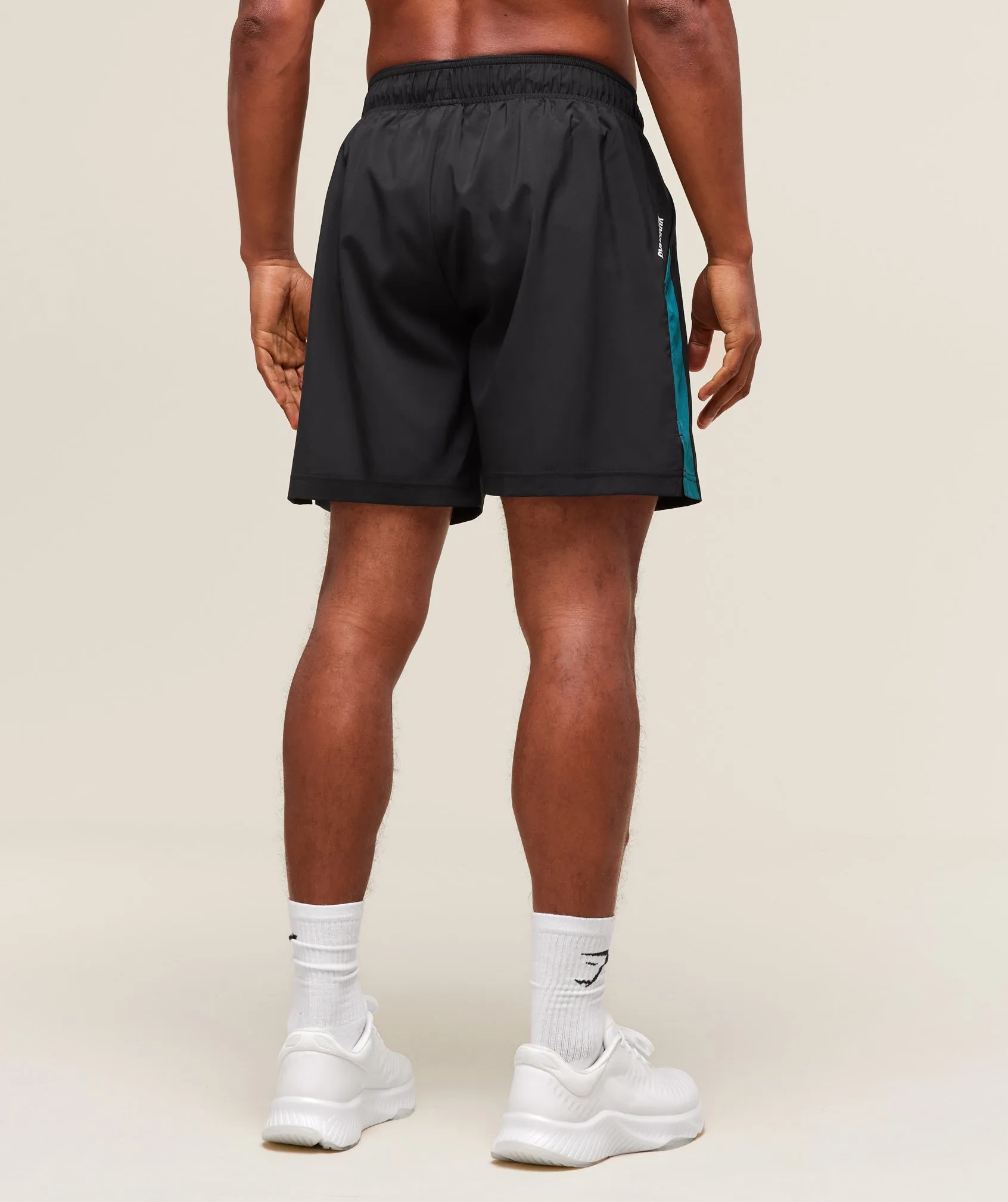 Gymshark Sport 7" Shorts - Black/Functional Teal sold by Gymshark product image thumbnail 2