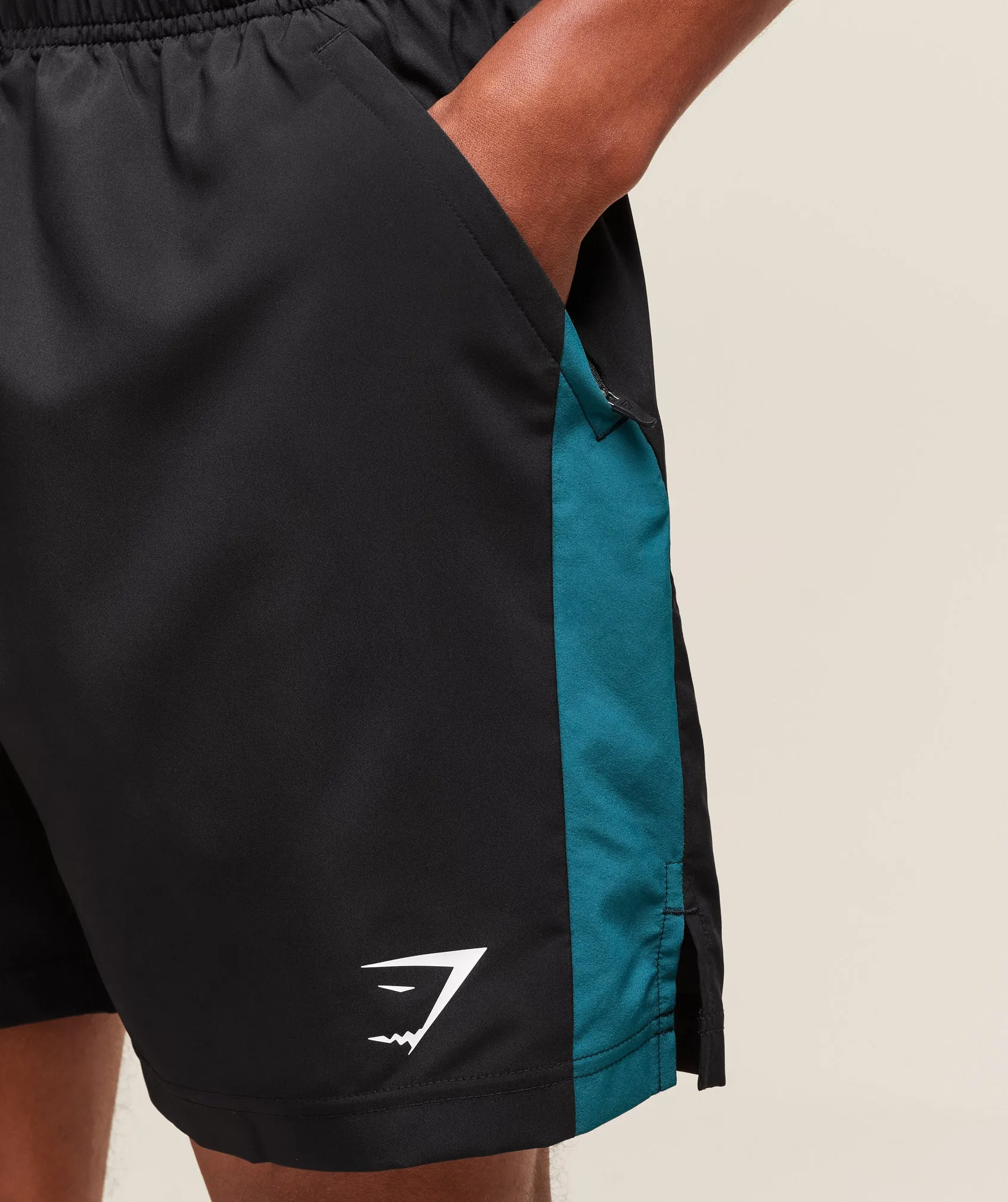 Gymshark Sport 7" Shorts - Black/Functional Teal sold by Gymshark product image thumbnail 5