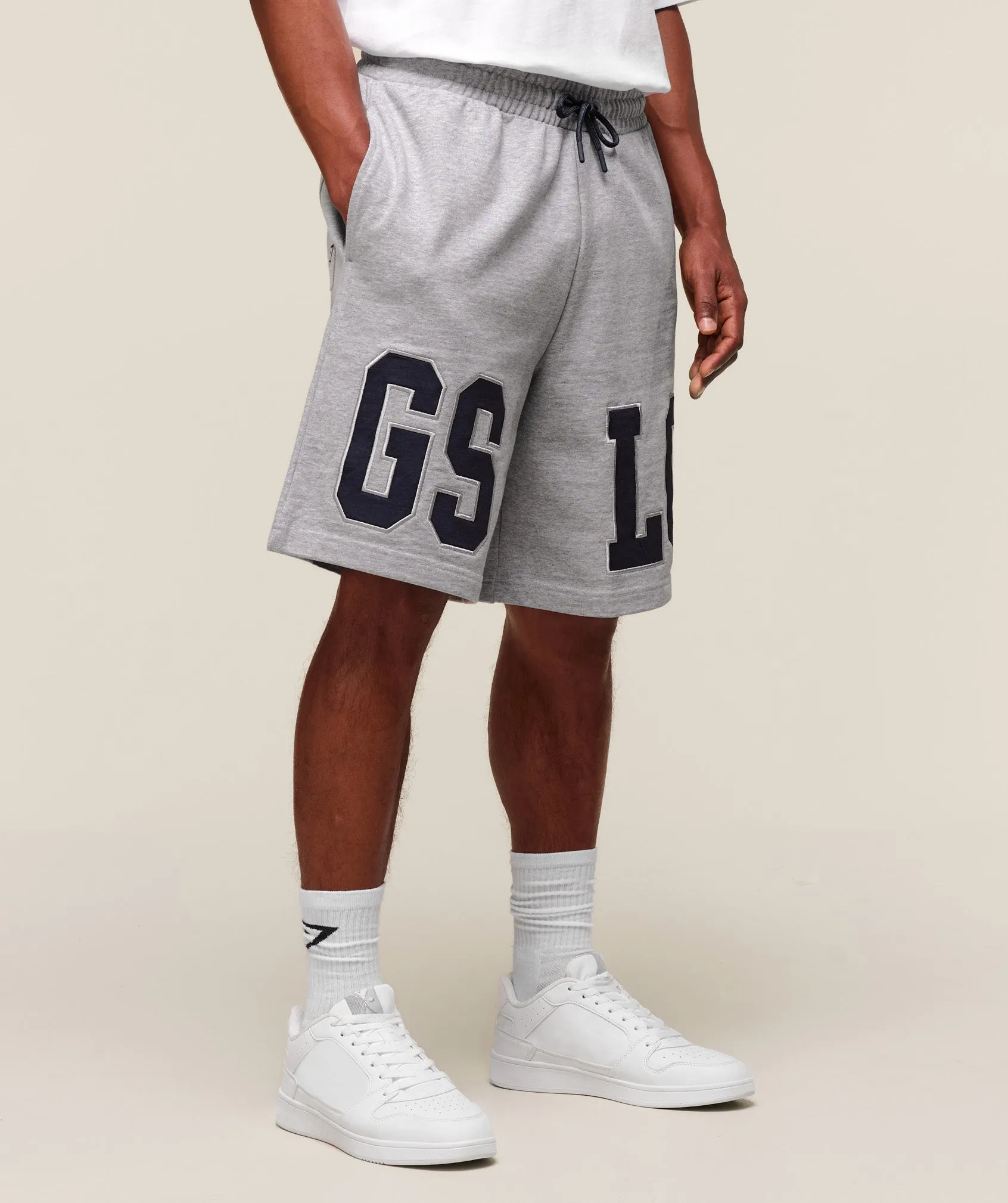 Gymshark GSLC 9" Short - Light Grey Core Marl sold by Gymshark product image thumbnail 4