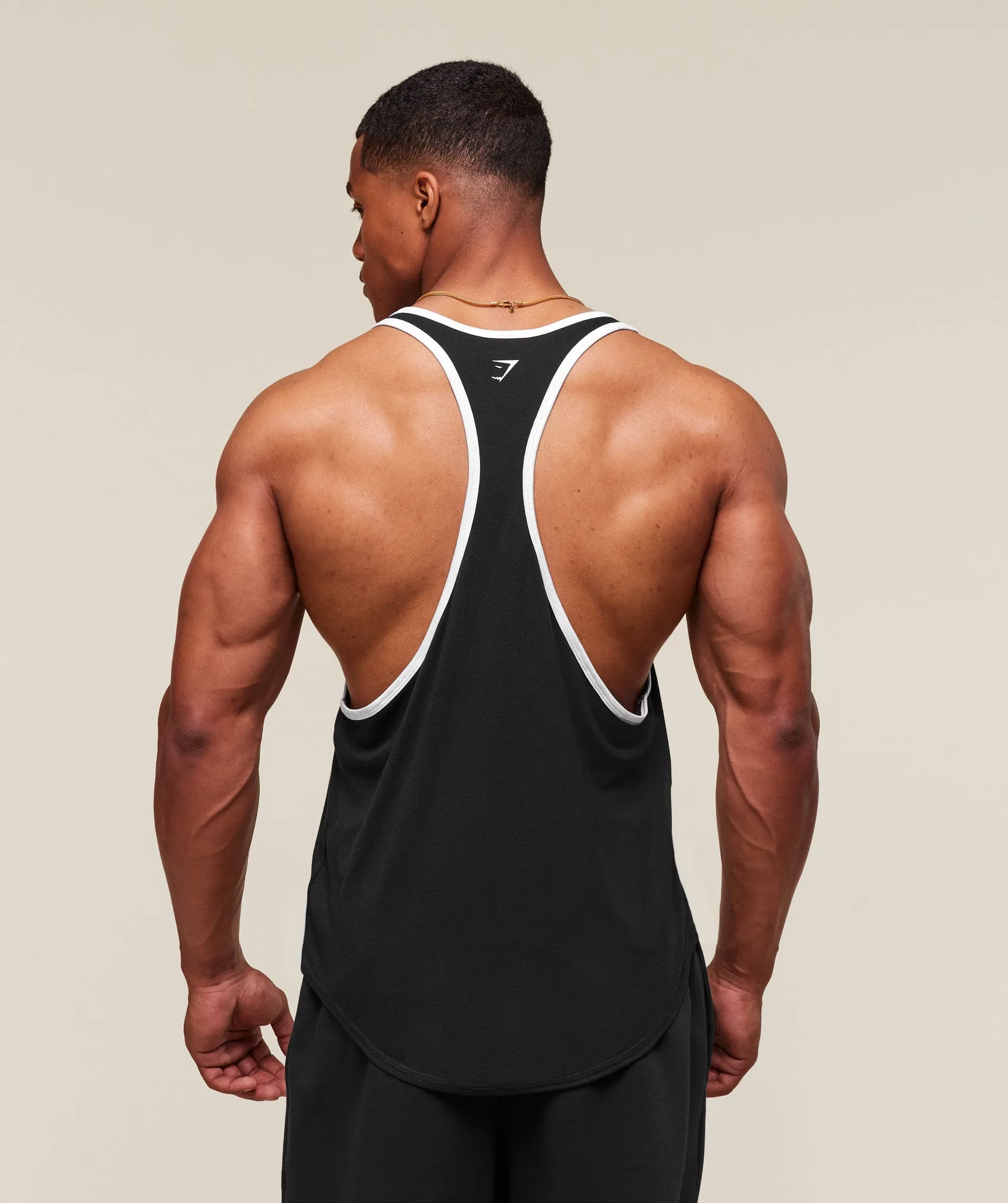 Gymshark GSLC Ringer Stringer - Black sold by Gymshark product image thumbnail 2