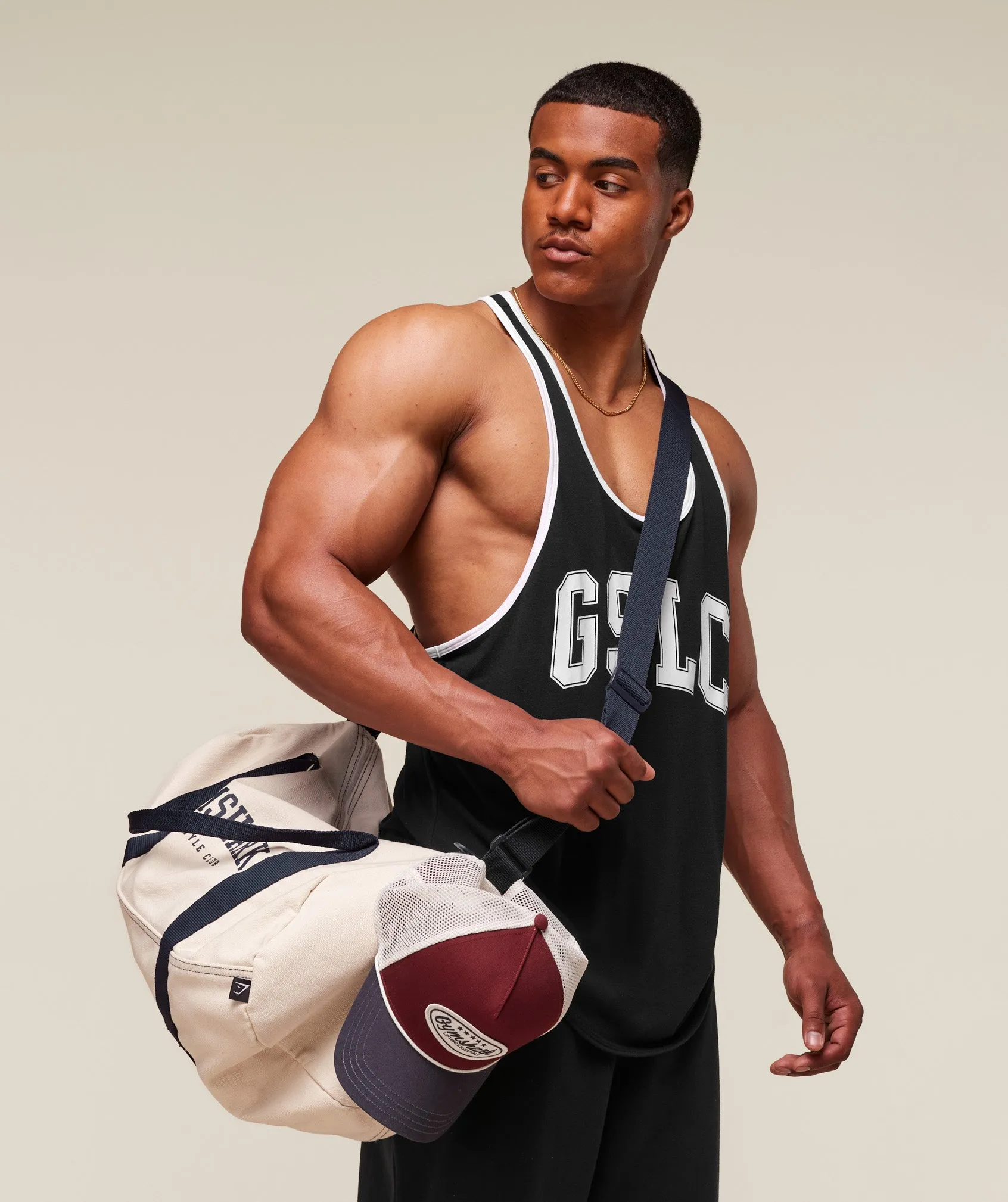 Gymshark GSLC Ringer Stringer - Black sold by Gymshark product image thumbnail 4