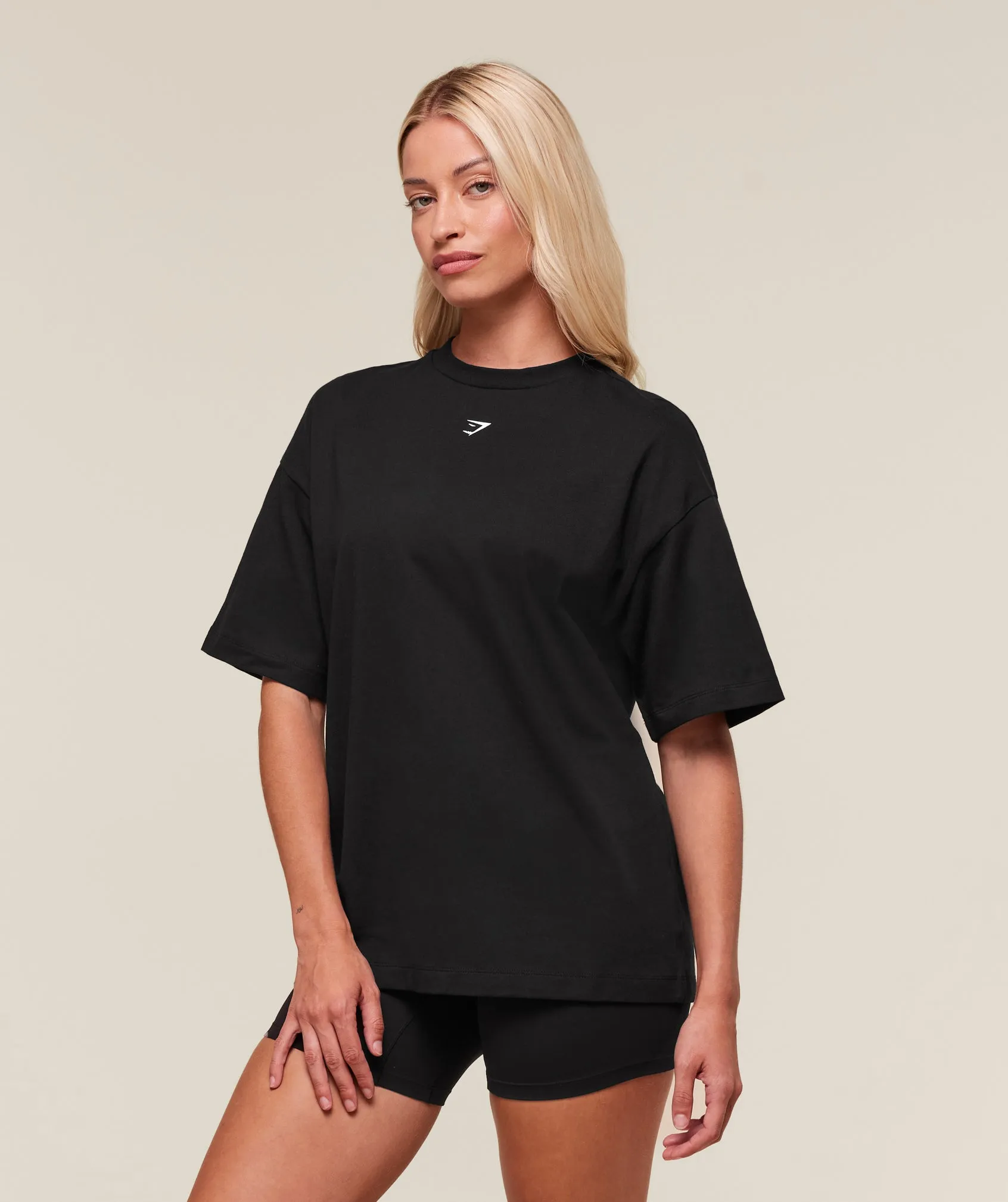 Gymshark We Do Gym Graphic Oversized T-Shirt - Black sold by Gymshark product image thumbnail 2