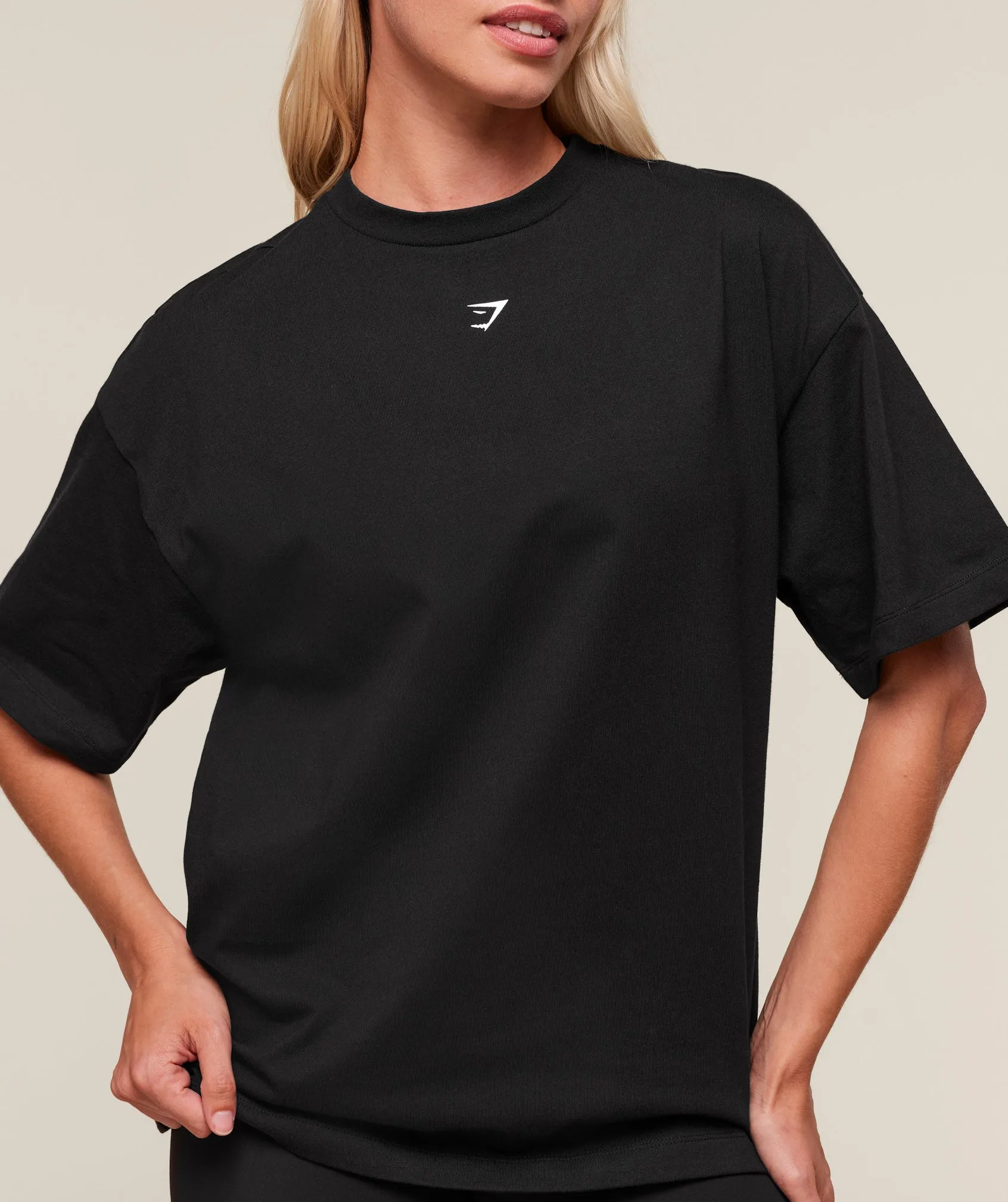 Gymshark We Do Gym Graphic Oversized T-Shirt - Black sold by Gymshark product image thumbnail 5