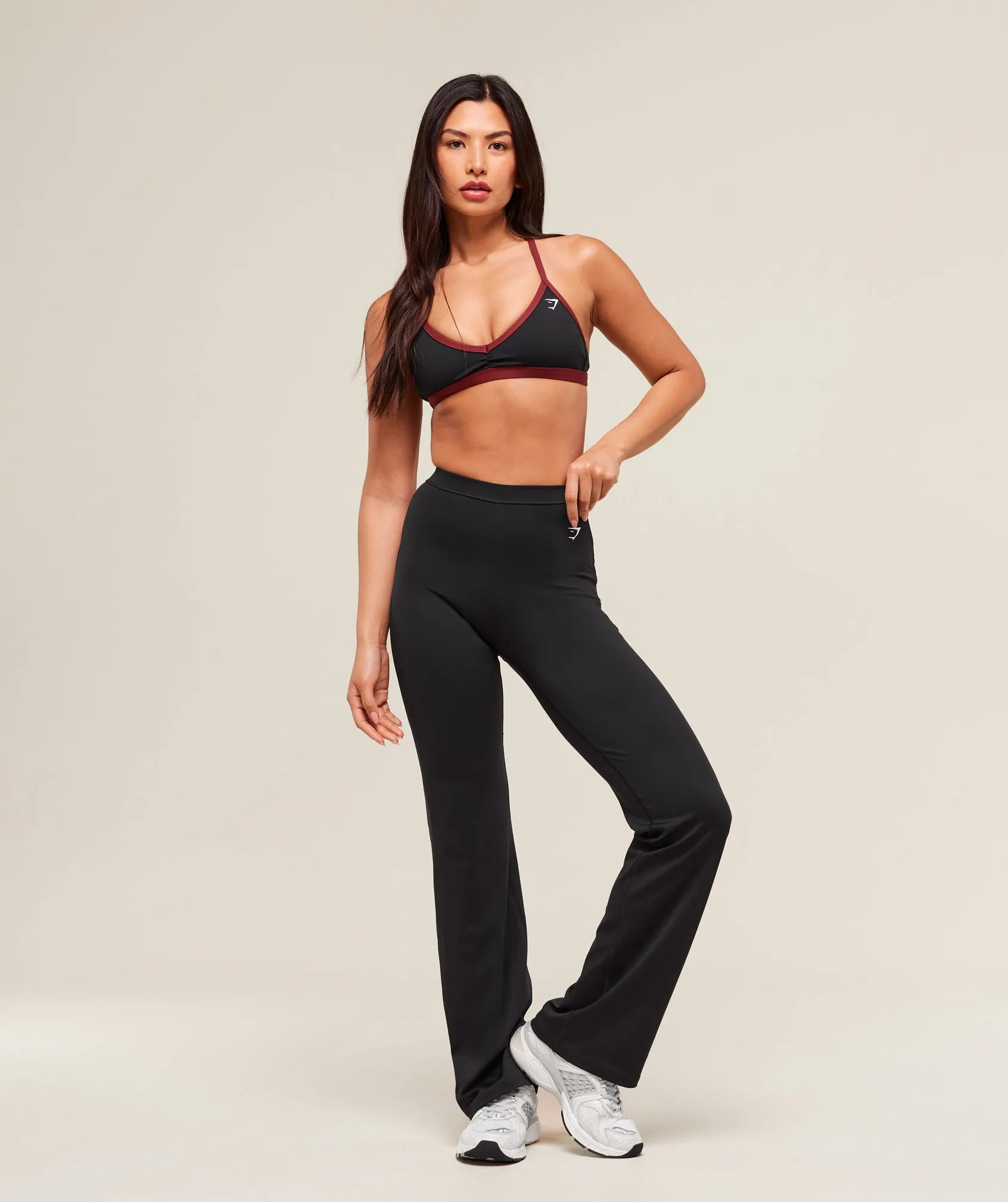 Gymshark Minimal Sports Bra - Black/Sets Red sold by Gymshark product image thumbnail 3