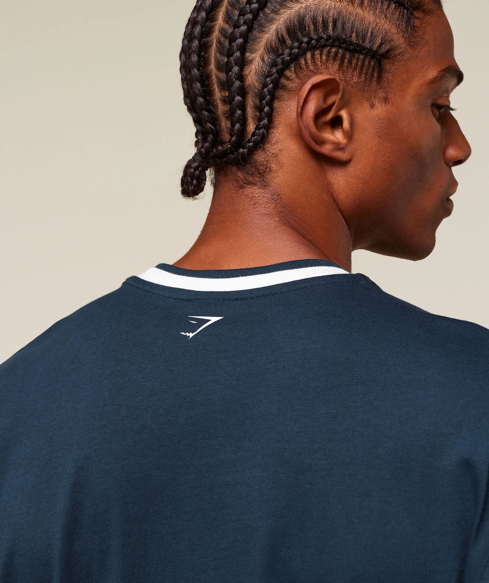 Gymshark GSLC Oversized T-Shirt - Navy sold by Gymshark product image thumbnail 5