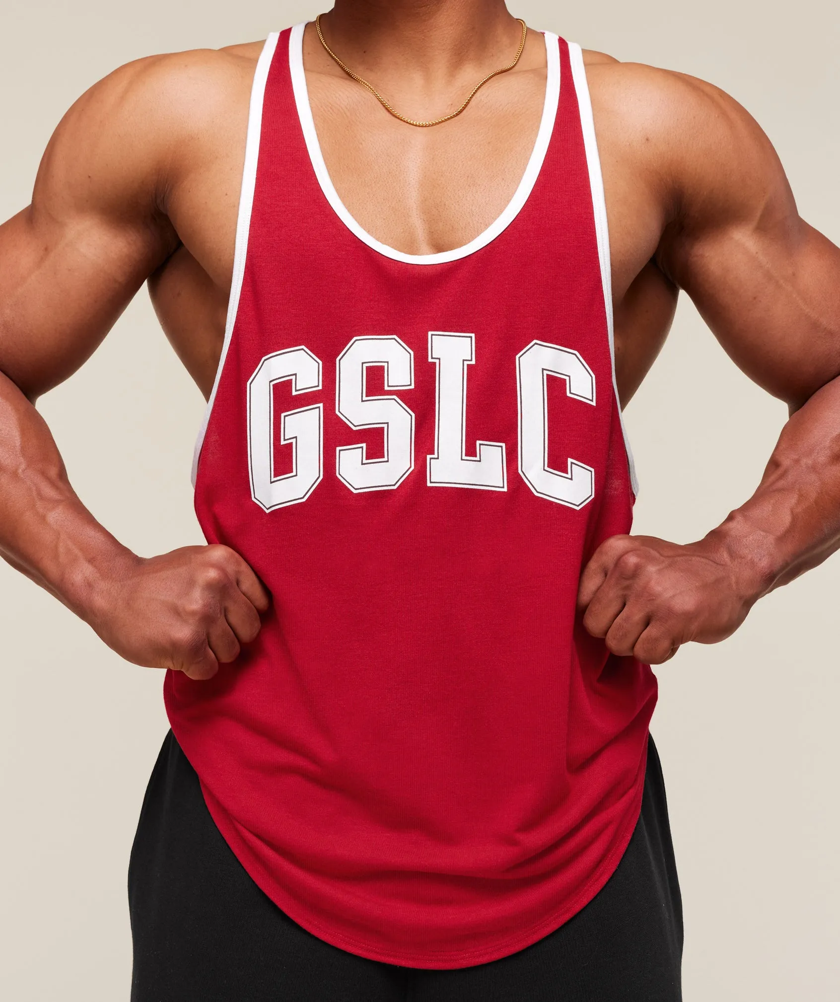 Gymshark GSLC Ringer Stringer - Conditioning Red sold by Gymshark product image thumbnail 5
