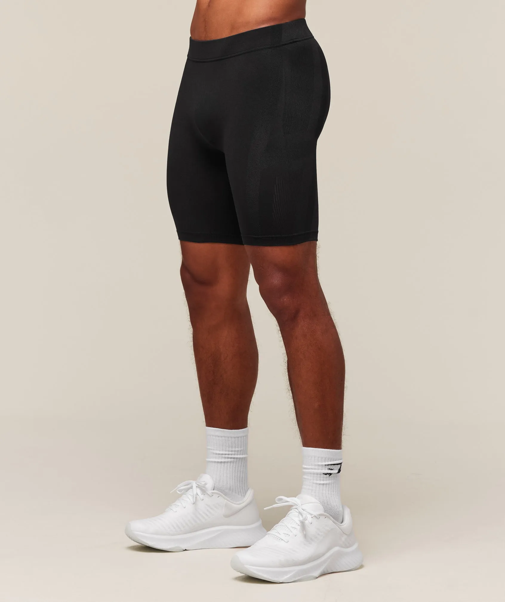 Gymshark everywear Warp Knit Half Tight - Black sold by Gymshark product image thumbnail 5