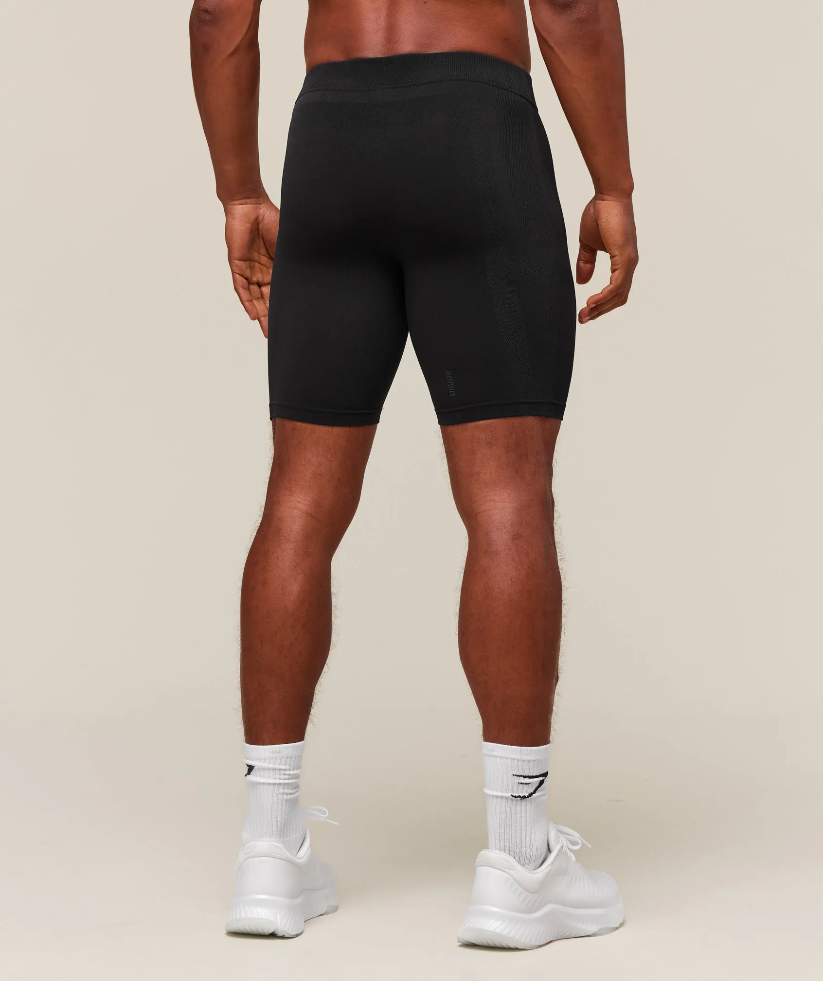 Gymshark everywear Warp Knit Half Tight - Black sold by Gymshark product image thumbnail 2