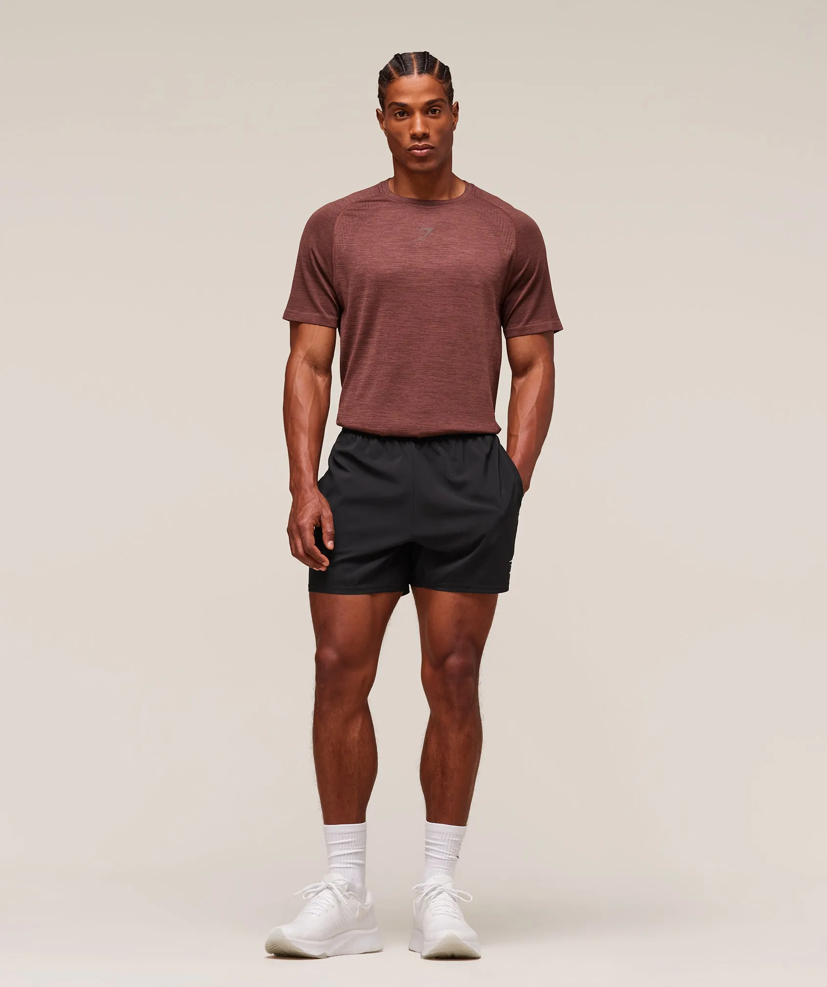 Gymshark Versatile Seamless T-Shirt - Rust Brown/Depth Brown sold by Gymshark product image thumbnail 3