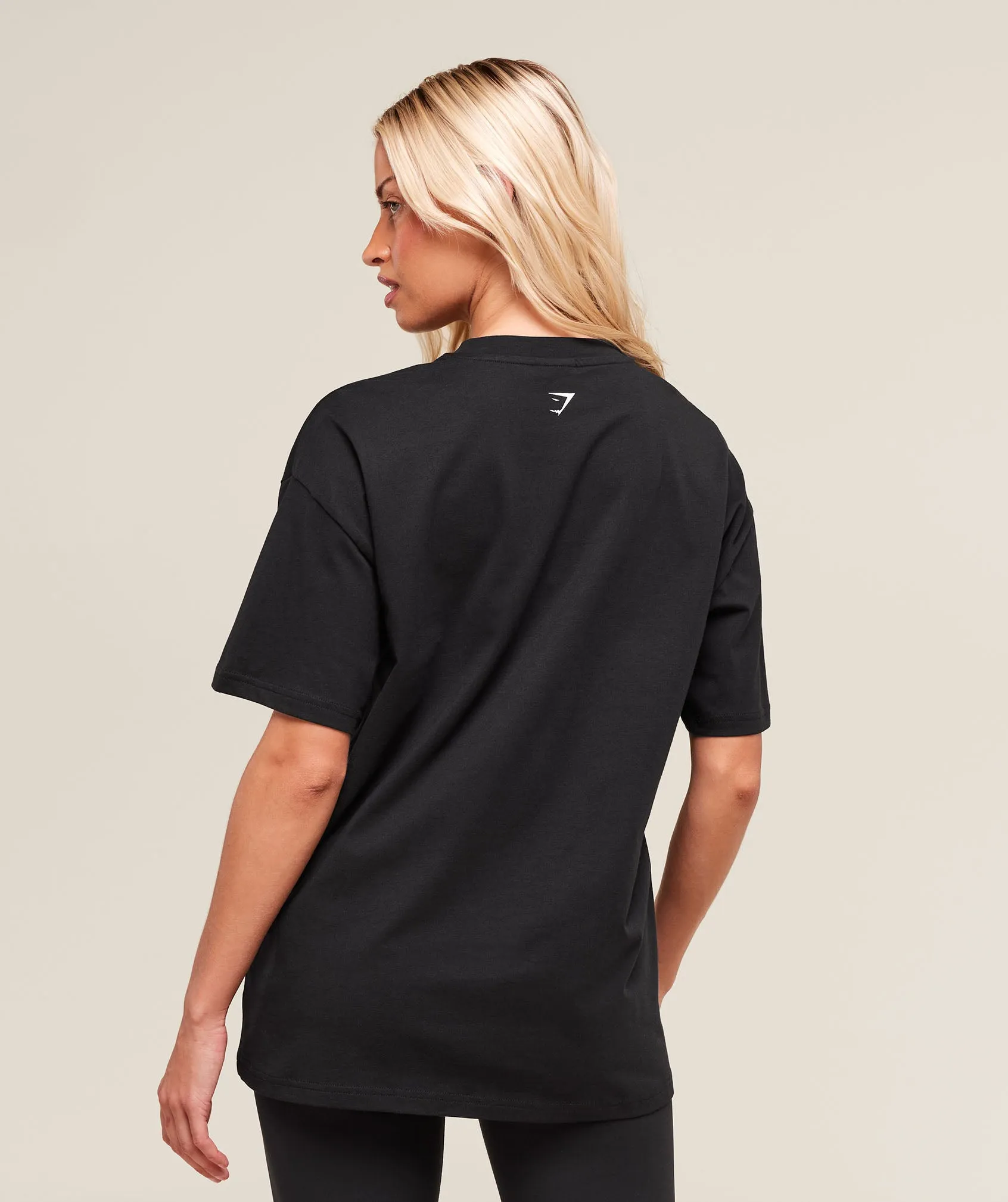 Gymshark Collegiate Graphic T-Shirt - Black sold by Gymshark product image thumbnail 2