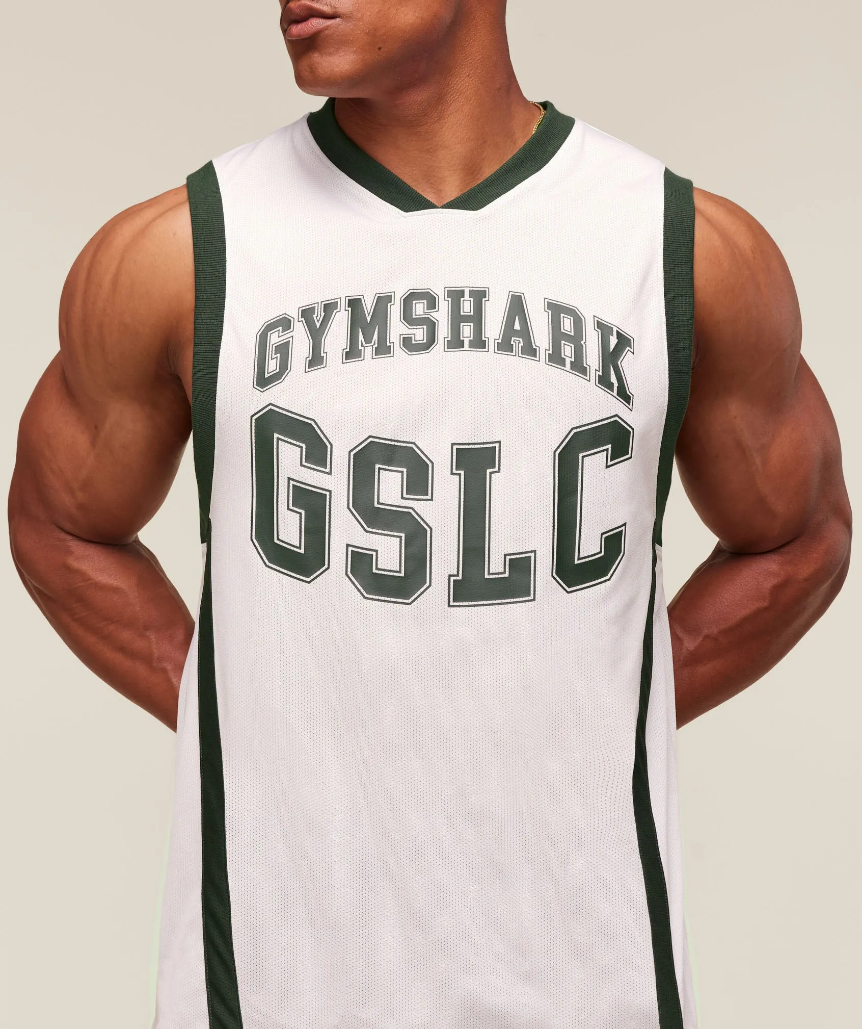 Gymshark GSLC Tank - Soft White sold by Gymshark product image thumbnail 5