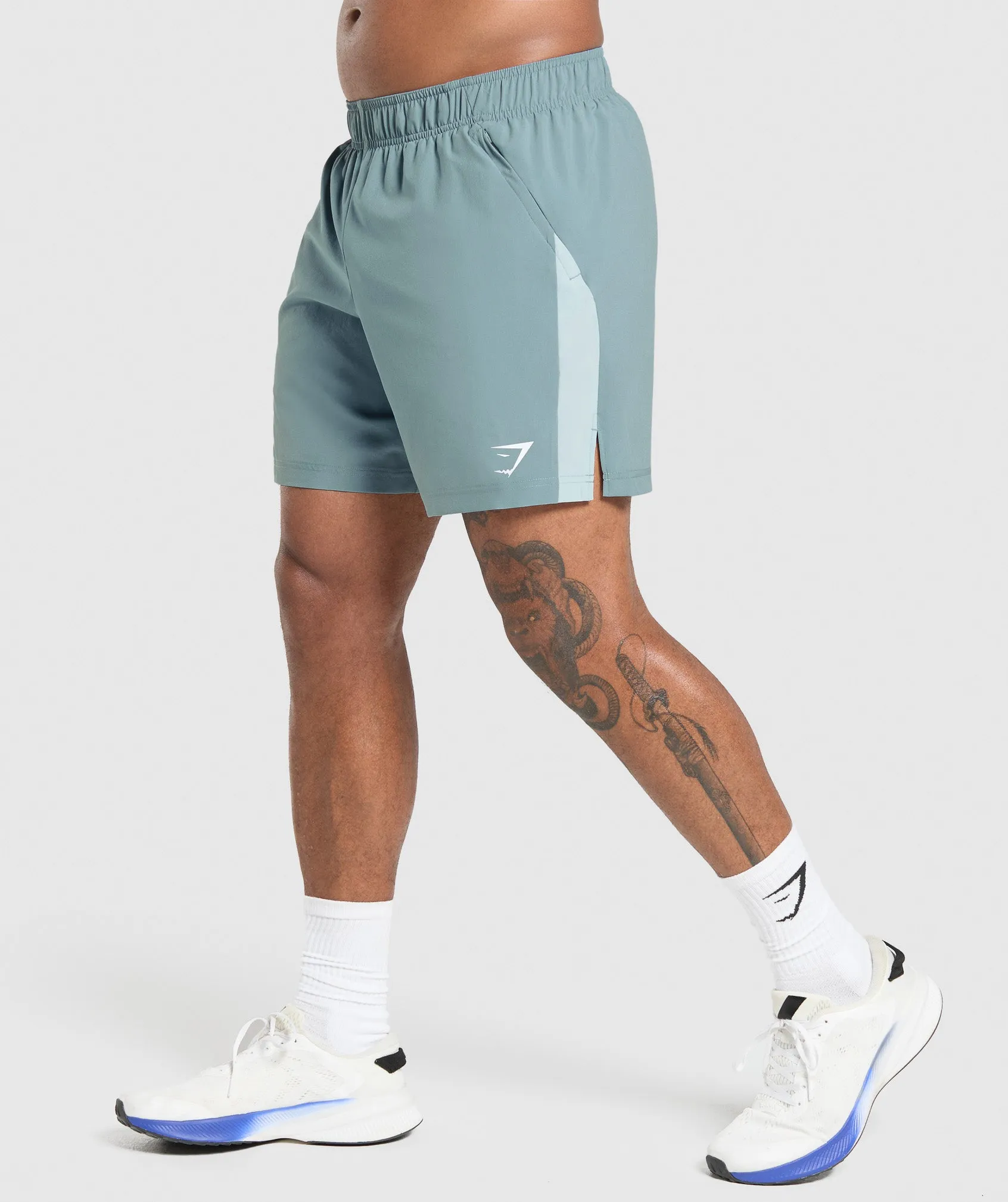 Gymshark Sport 7" Shorts - Rest Blue/Cool Blue sold by Gymshark