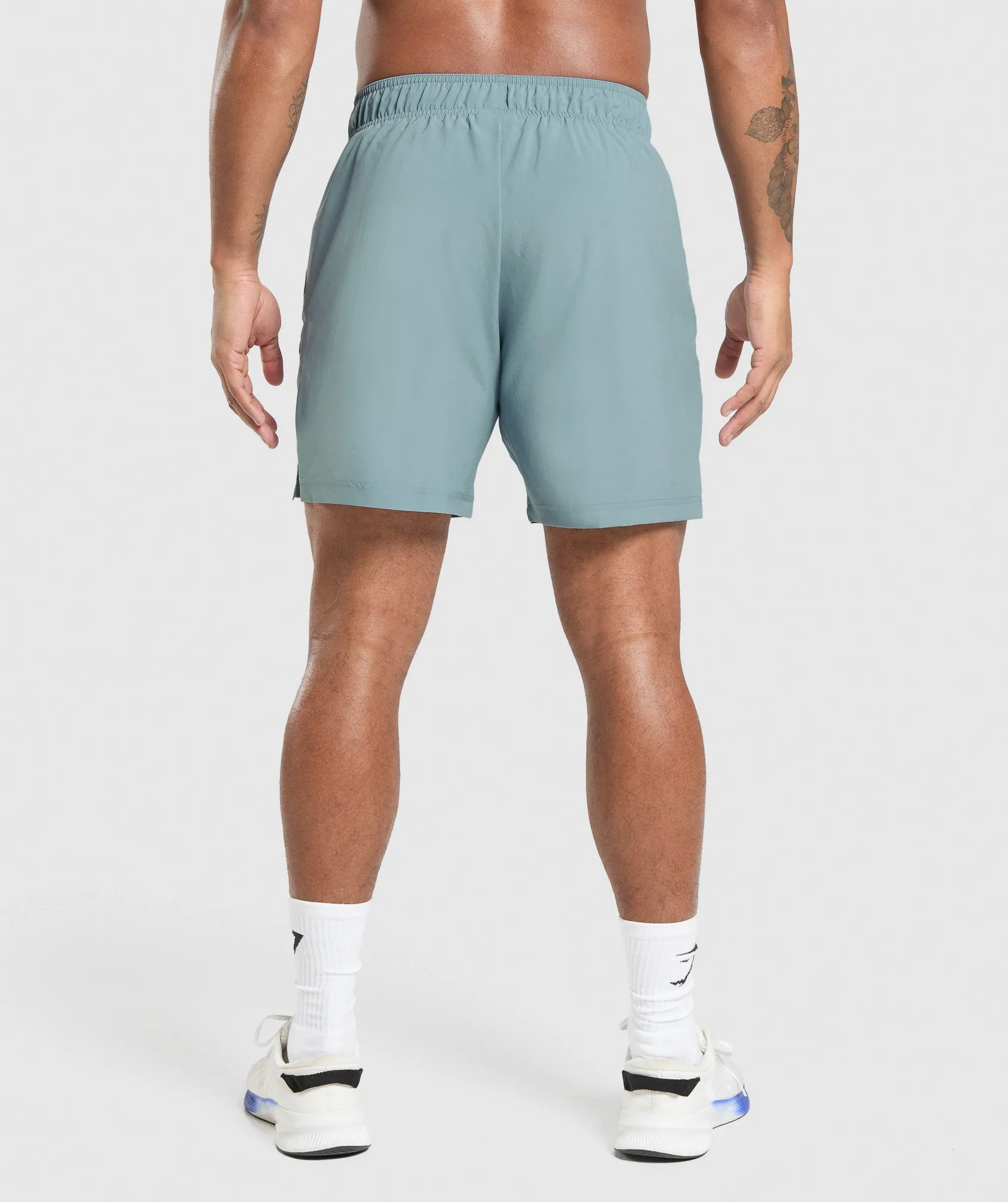 Gymshark Sport 7" Shorts - Rest Blue/Cool Blue sold by Gymshark product image thumbnail 4
