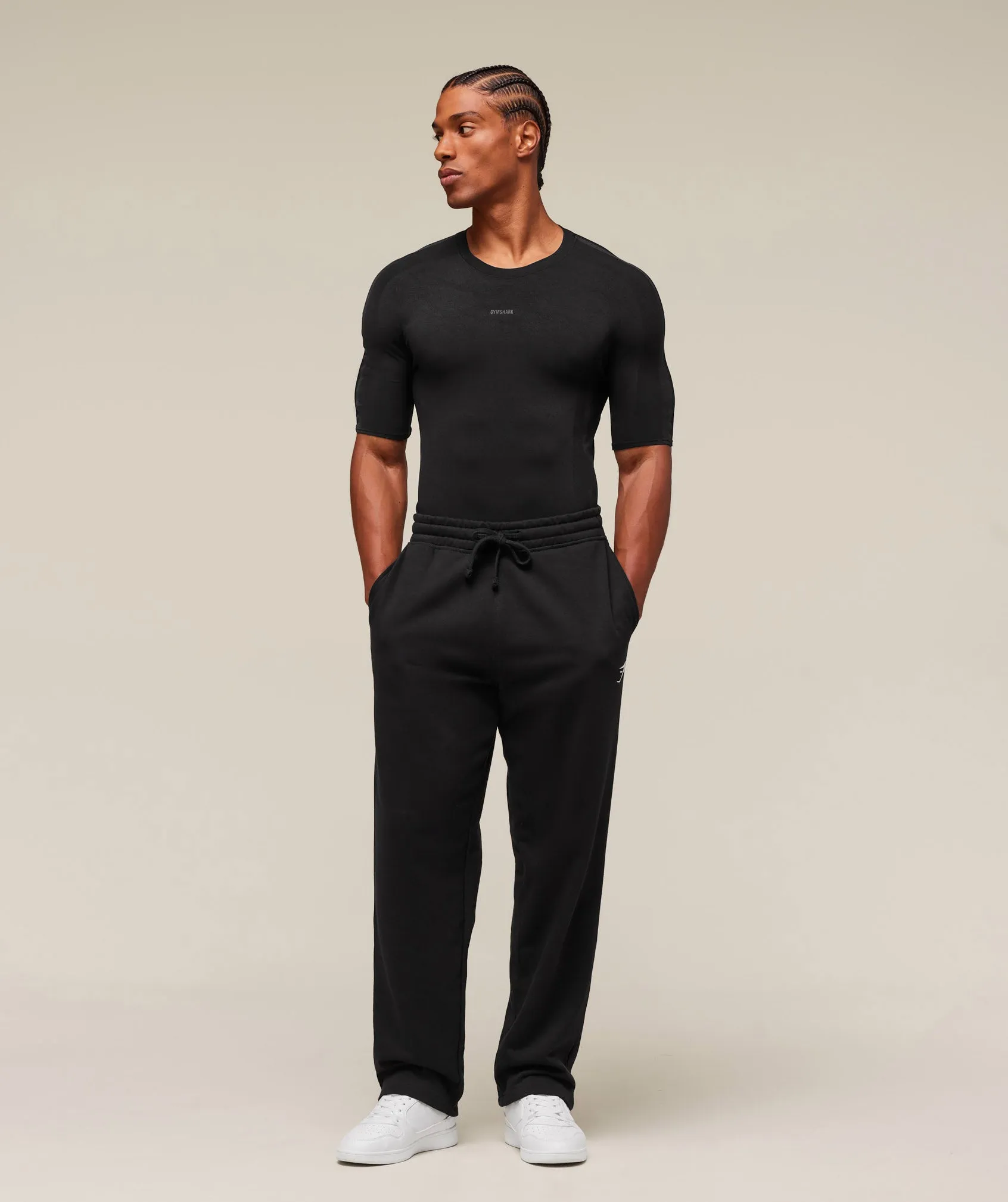 Gymshark everywear Warp Knit T-Shirt - Black sold by Gymshark product image thumbnail 3