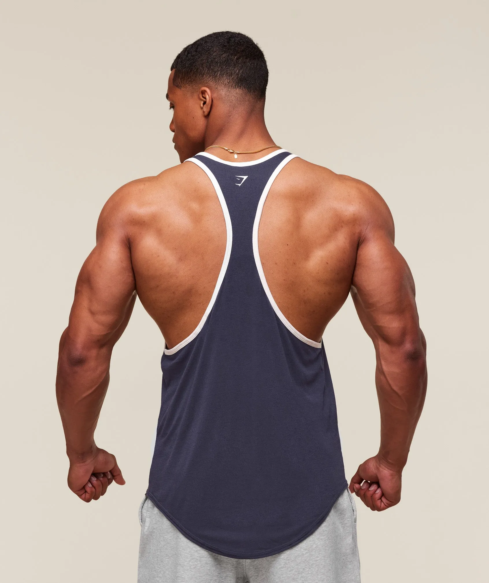 Gymshark GSLC Ringer Stringer - Heavy Blue sold by Gymshark product image thumbnail 2