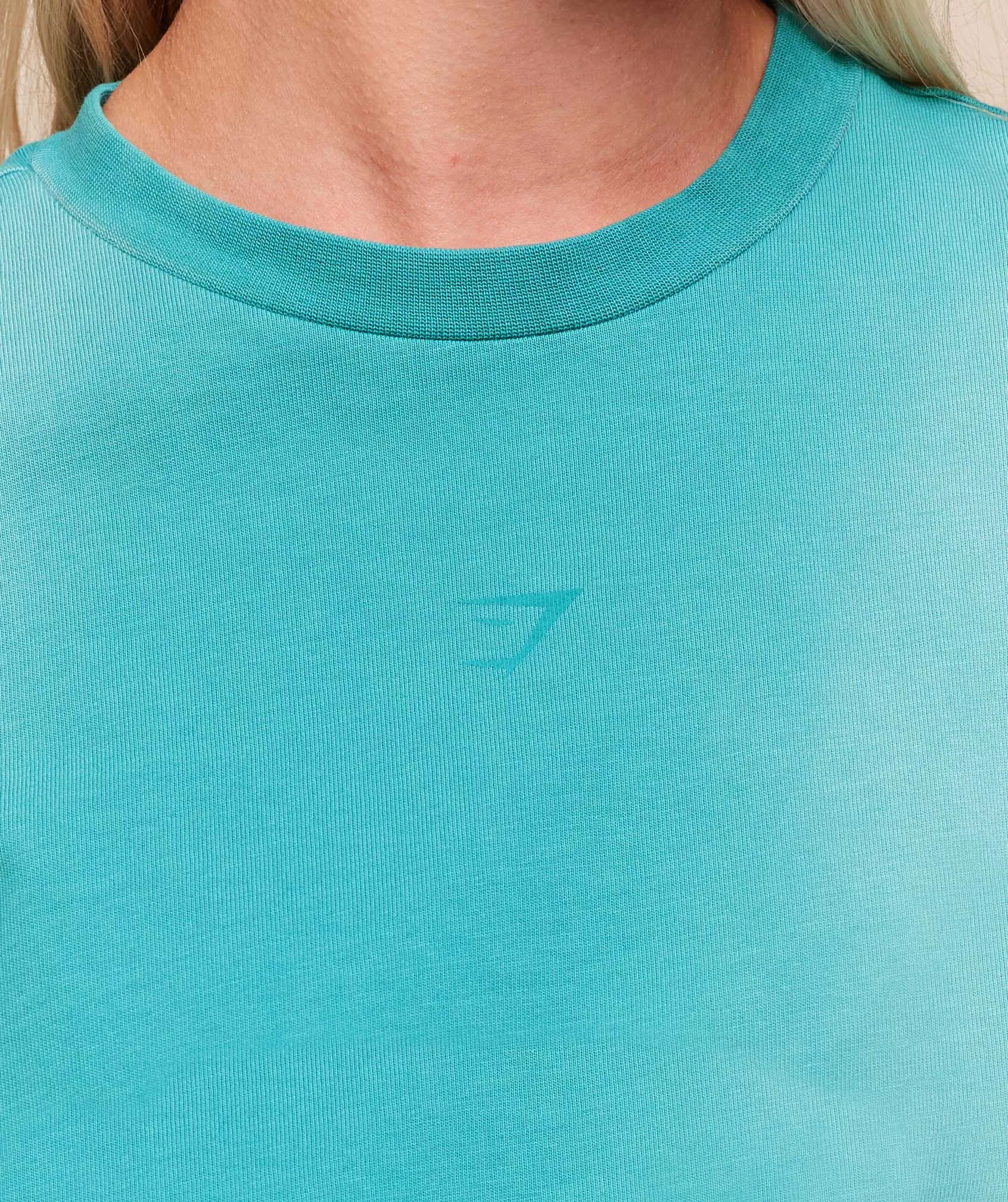 Gymshark Summer Tie-Dye Graphic Oversized T-Shirt - Jewel Teal/Wash sold by Gymshark product image thumbnail 5