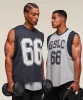 Gymshark GSLC 2in1 Reversible Tank - Light Grey Core Marl/Heavy Blue sold by Gymshark