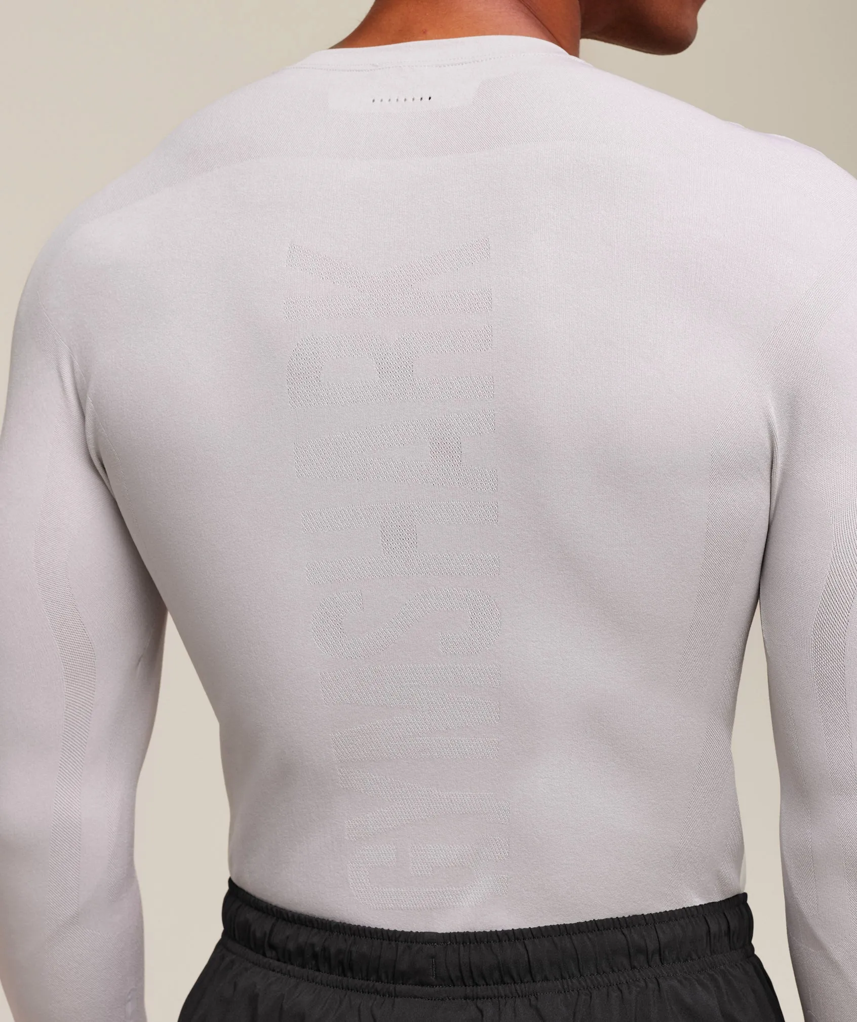 Gymshark everywear Warp Knit LS T-Shirt - Tame Grey sold by Gymshark product image thumbnail 5