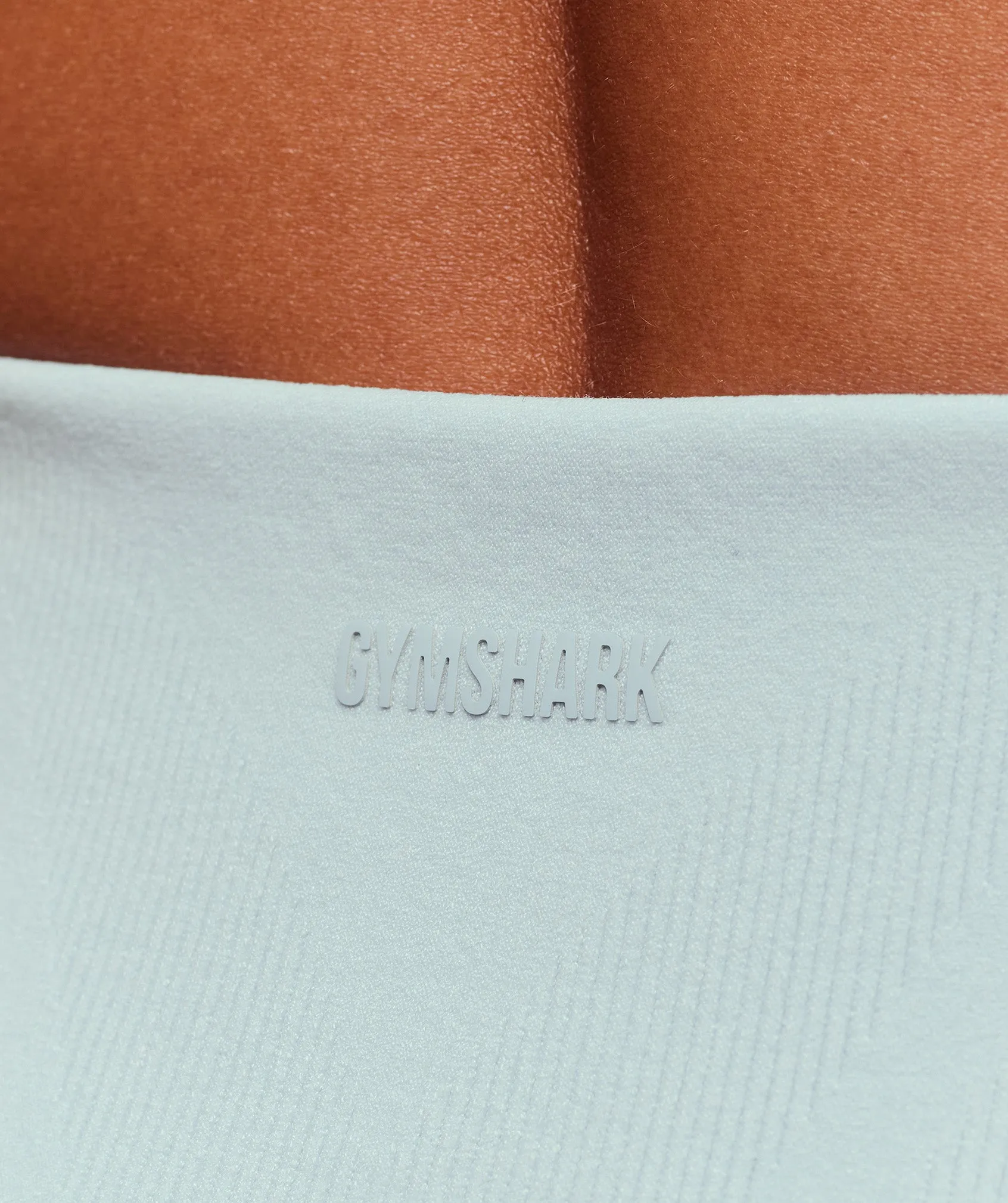 Gymshark everywear Warp Knit Flare Leggings - Frost Blue sold by Gymshark product image thumbnail 4