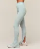 Gymshark everywear Warp Knit Flare Leggings - Frost Blue sold by Gymshark