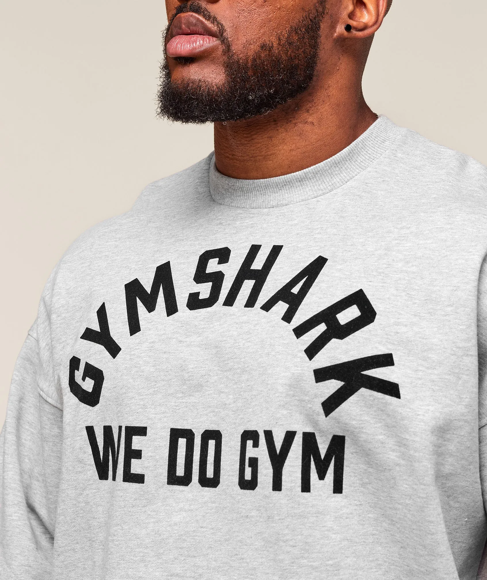 Gymshark We Do Gym Crew - Light Grey Core Marl sold by Gymshark product image thumbnail 4