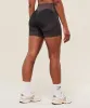 Gymshark Diffuse Seamless Shorts - Black/Calm Pink sold by Gymshark