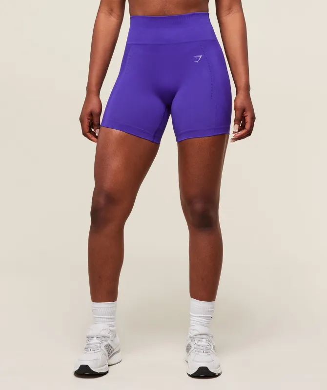 Gymshark Energised Seamless Shorts - Cobalt Purple sold by Gymshark