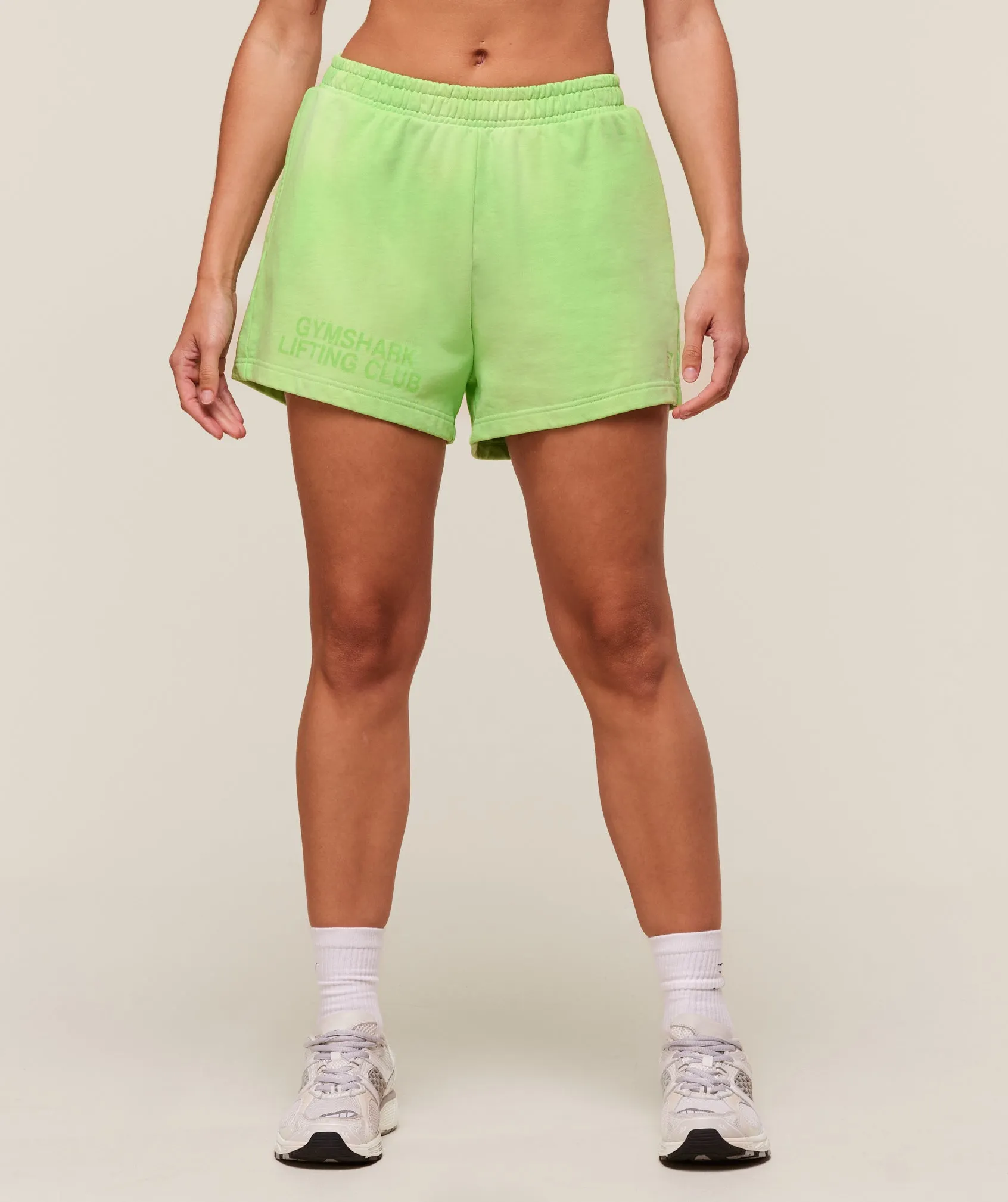 Gymshark Summer Tie-Dye Graphic Shorts - Energy Gelato Green/Wash sold by Gymshark product image thumbnail 4