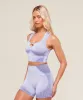 Gymshark Diffuse Seamless Cropped Tank - Fresh Lilac/Cobalt Purple sold by Gymshark