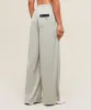 Gymshark Mesh Straight Leg Pants - Stone Grey/Heavy Blue sold by Gymshark