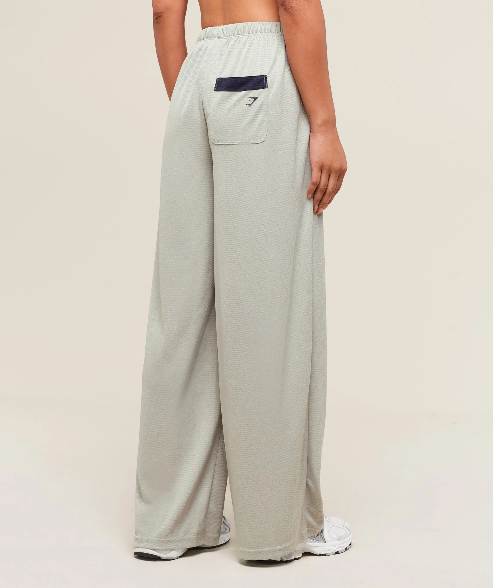 Gymshark Mesh Straight Leg Pants - Stone Grey/Heavy Blue sold by Gymshark product image thumbnail 2