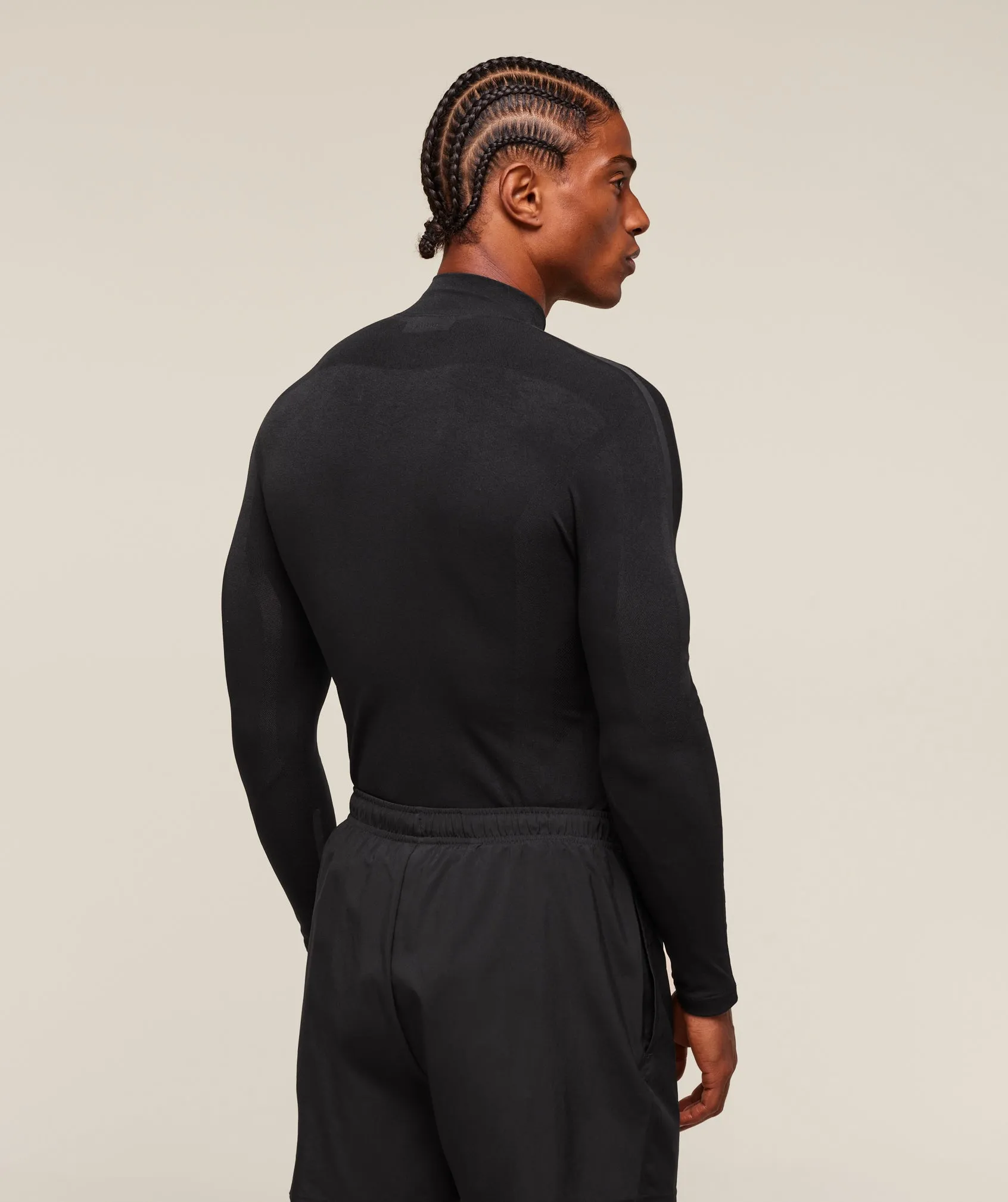 Gymshark everywear Warp Knit 1/4 Zip - Black sold by Gymshark product image thumbnail 2