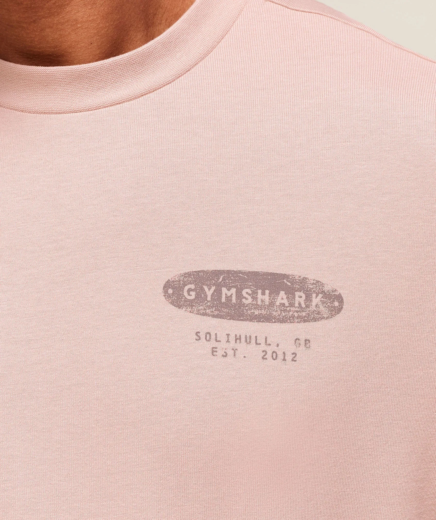 Gymshark For The Lifters Boxy T-Shirt - Rest Pink sold by Gymshark product image thumbnail 5