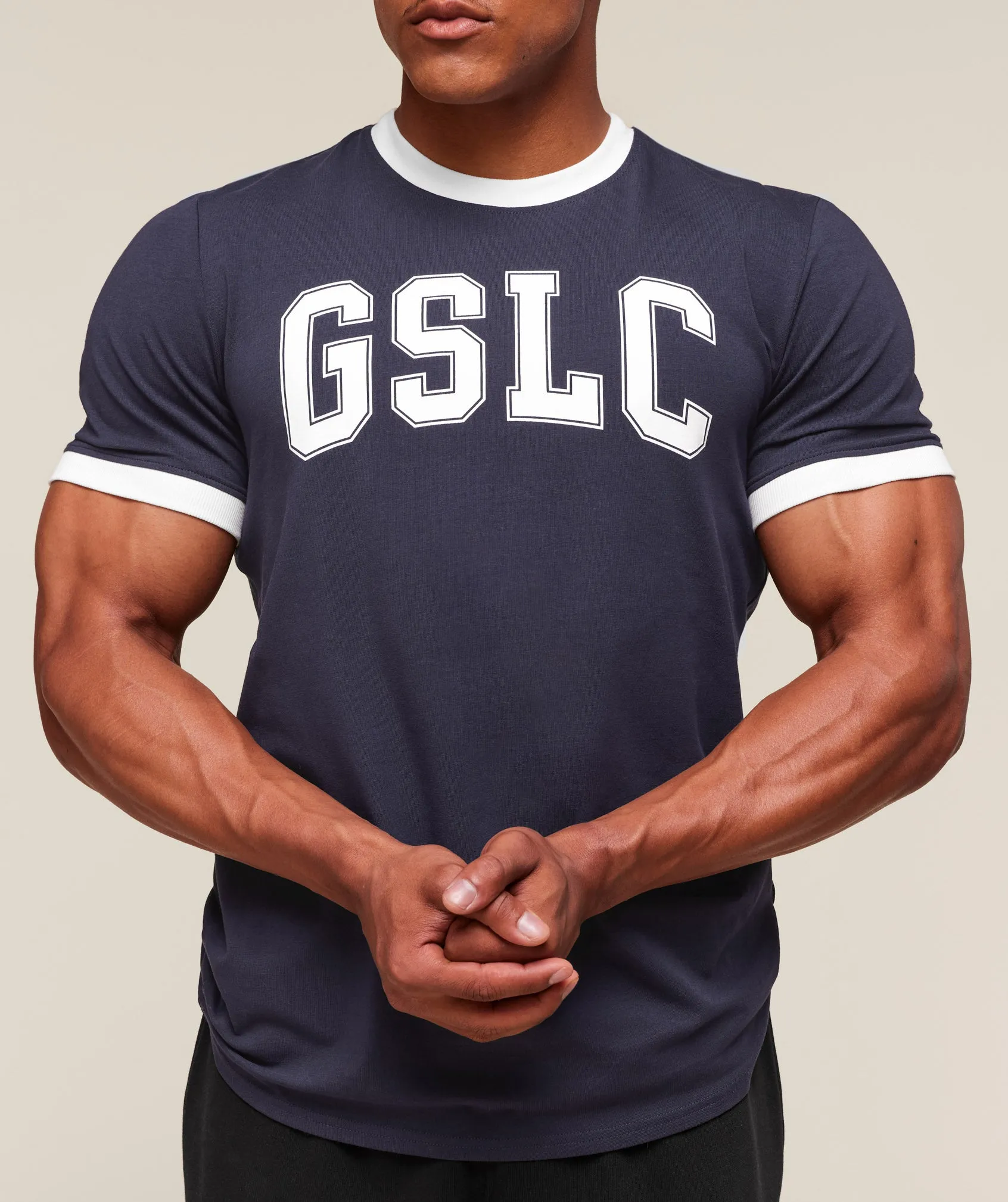Gymshark GSLC Ringer T-Shirt - Heavy Blue sold by Gymshark product image thumbnail 4