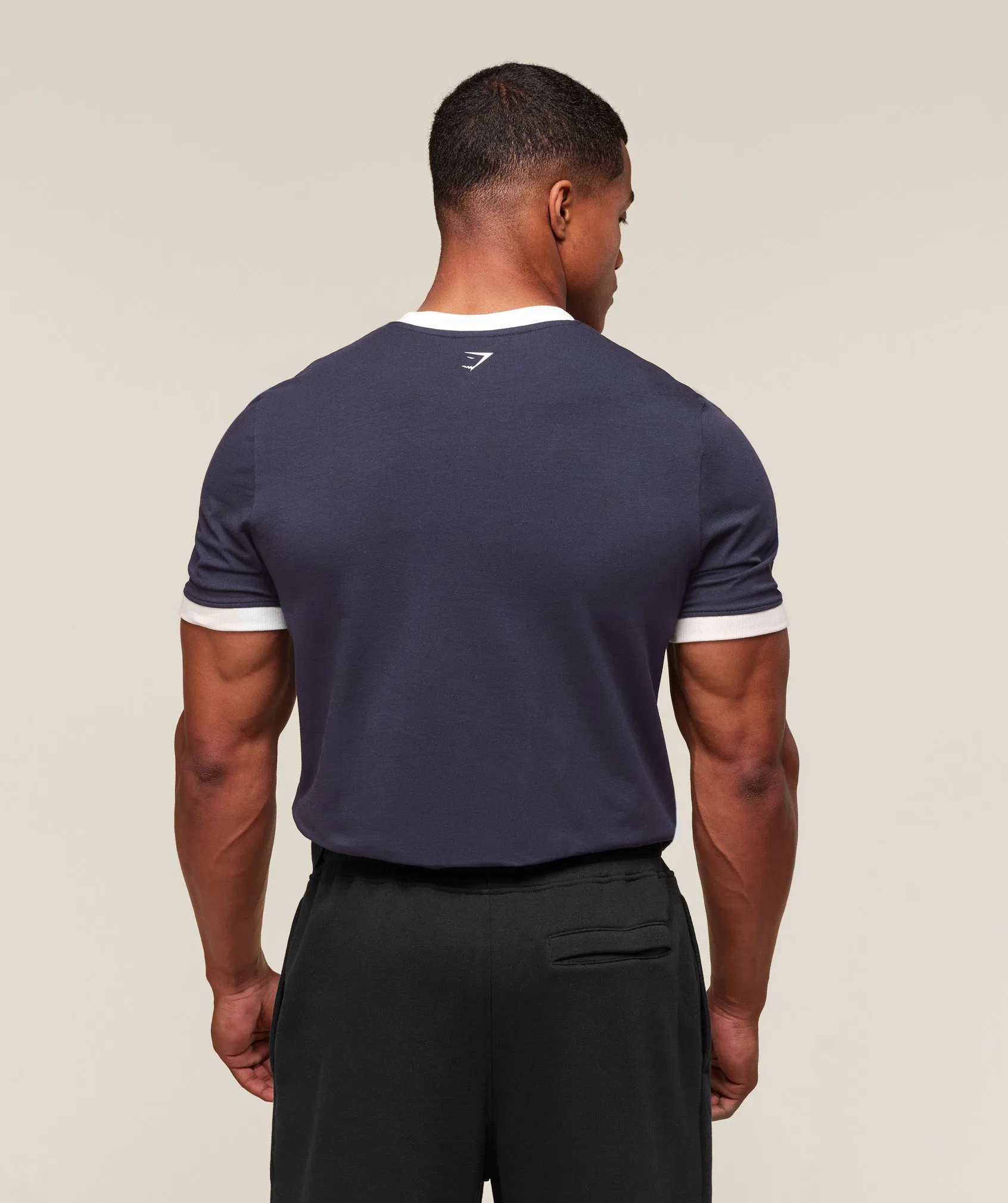 Gymshark GSLC Ringer T-Shirt - Heavy Blue sold by Gymshark product image thumbnail 2