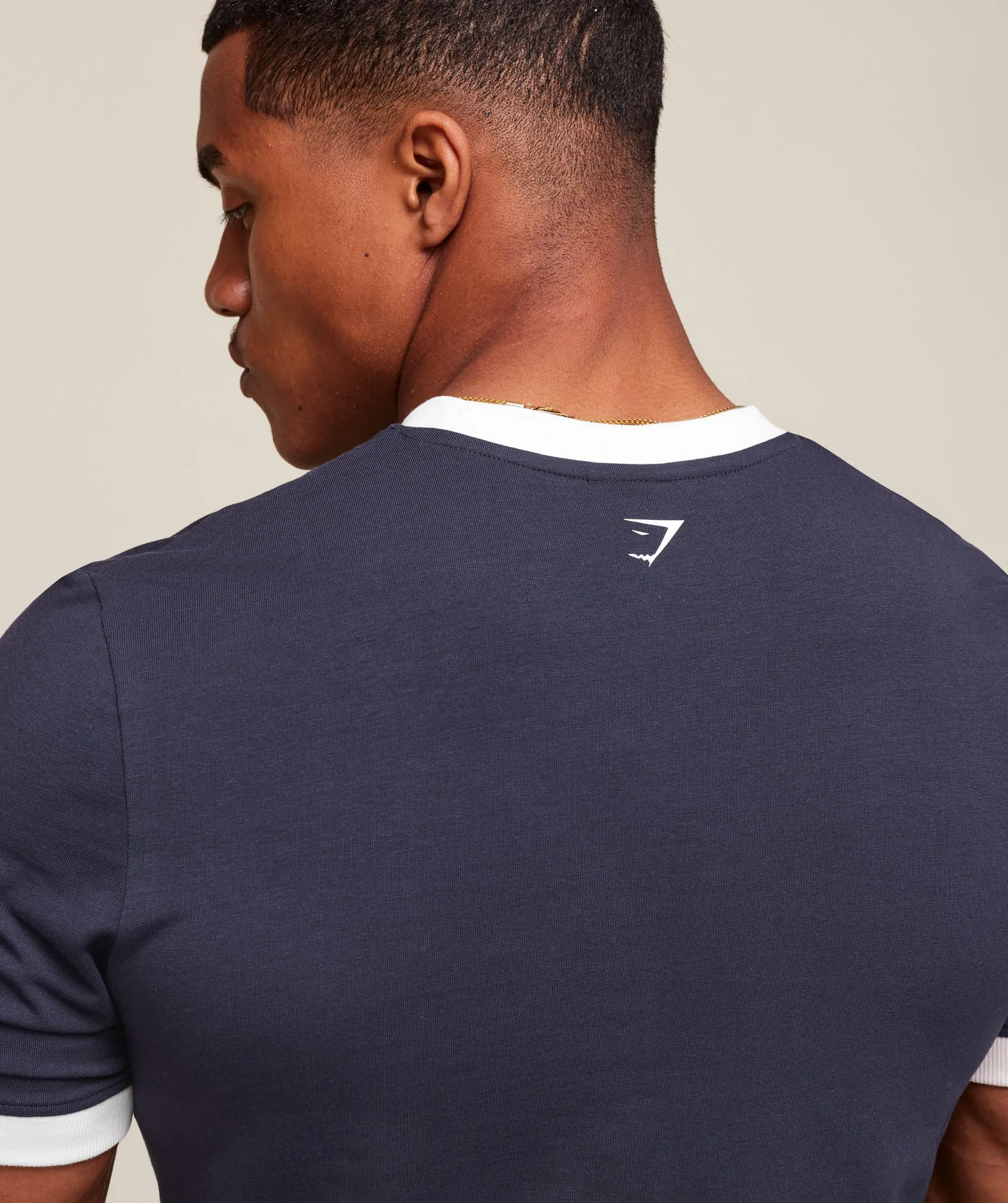 Gymshark GSLC Ringer T-Shirt - Heavy Blue sold by Gymshark product image thumbnail 5