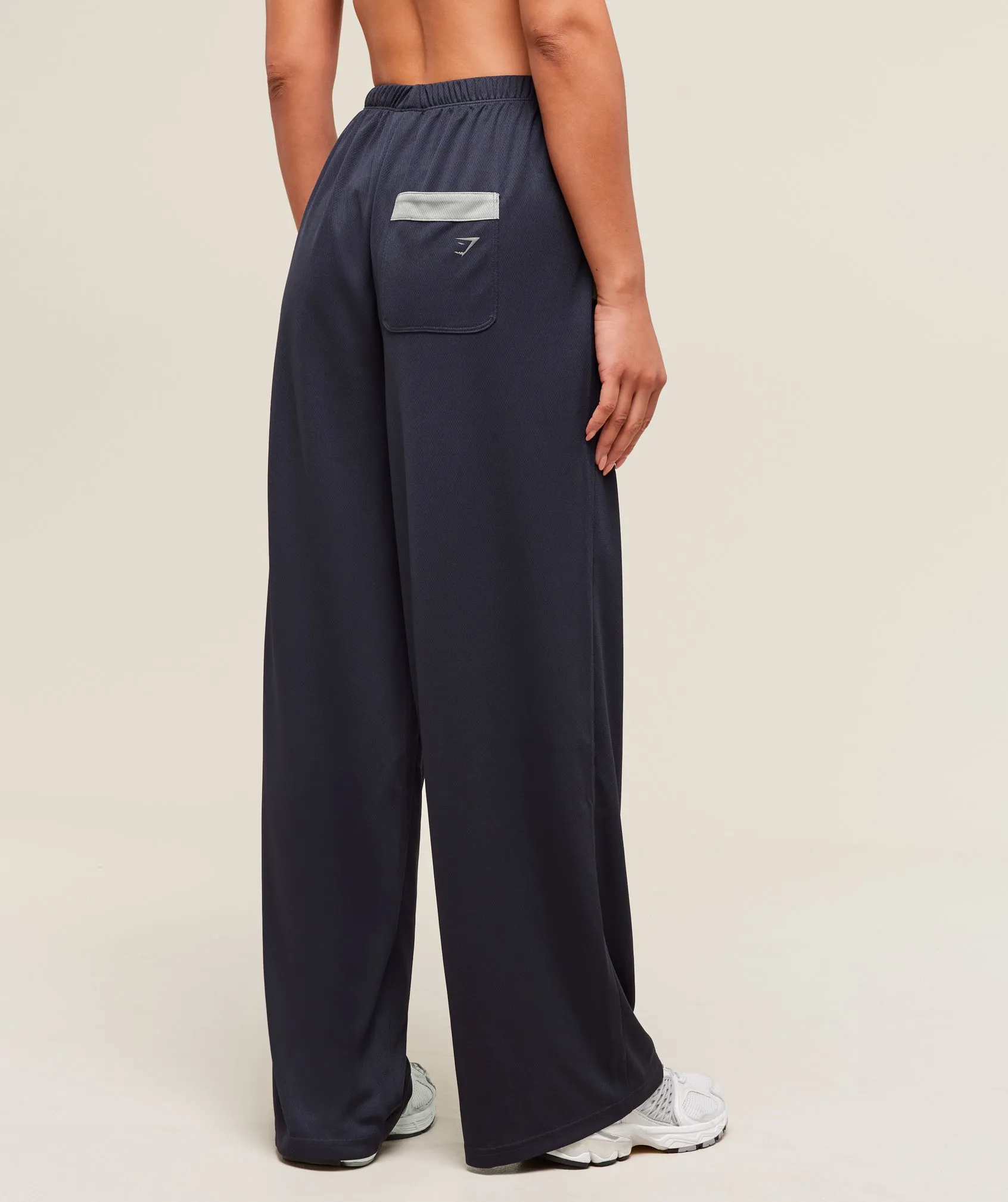 Gymshark Mesh Straight Leg Pants - Heavy Blue/Stone Grey sold by Gymshark product image thumbnail 2