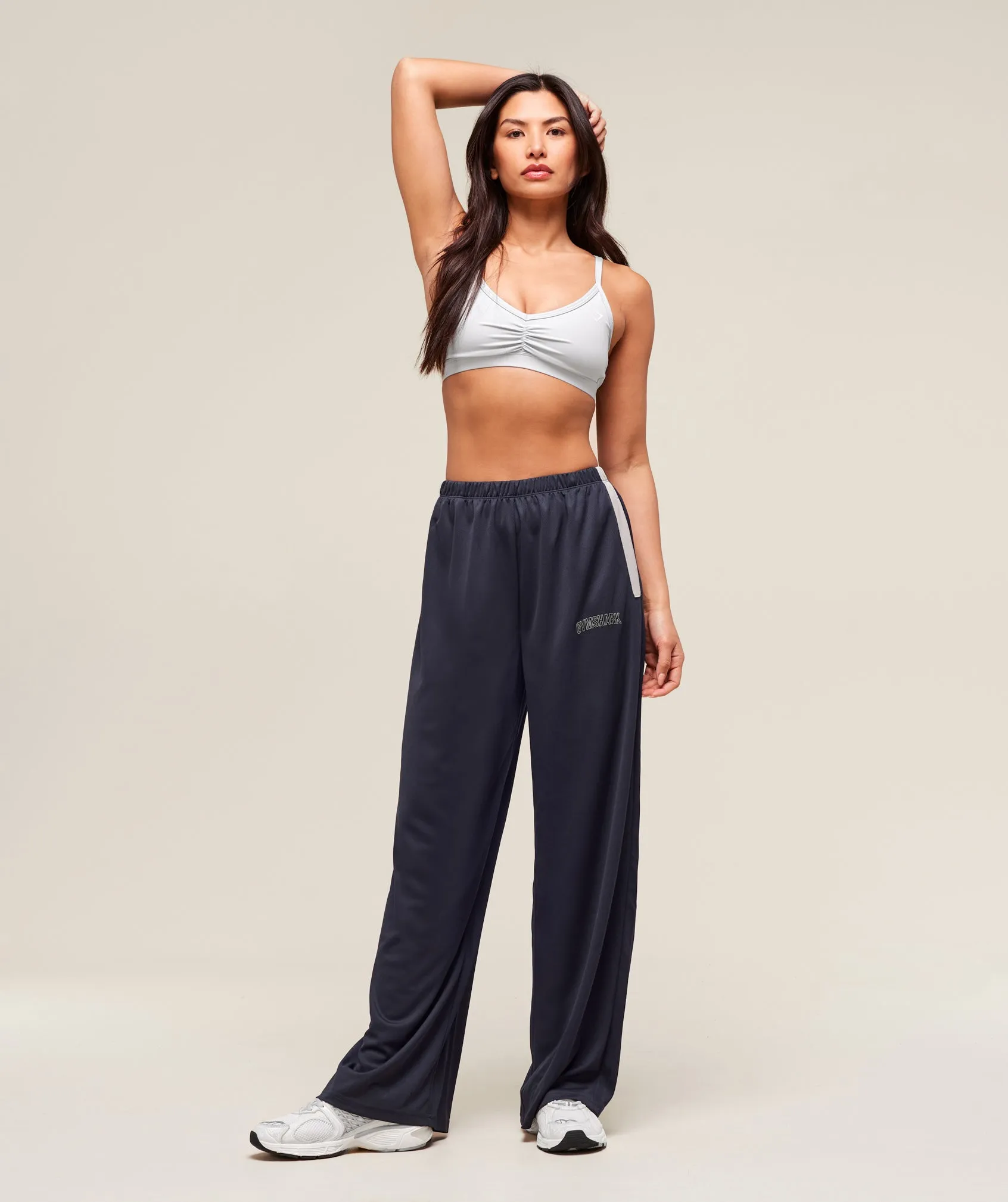 Gymshark Mesh Straight Leg Pants - Heavy Blue/Stone Grey sold by Gymshark product image thumbnail 3