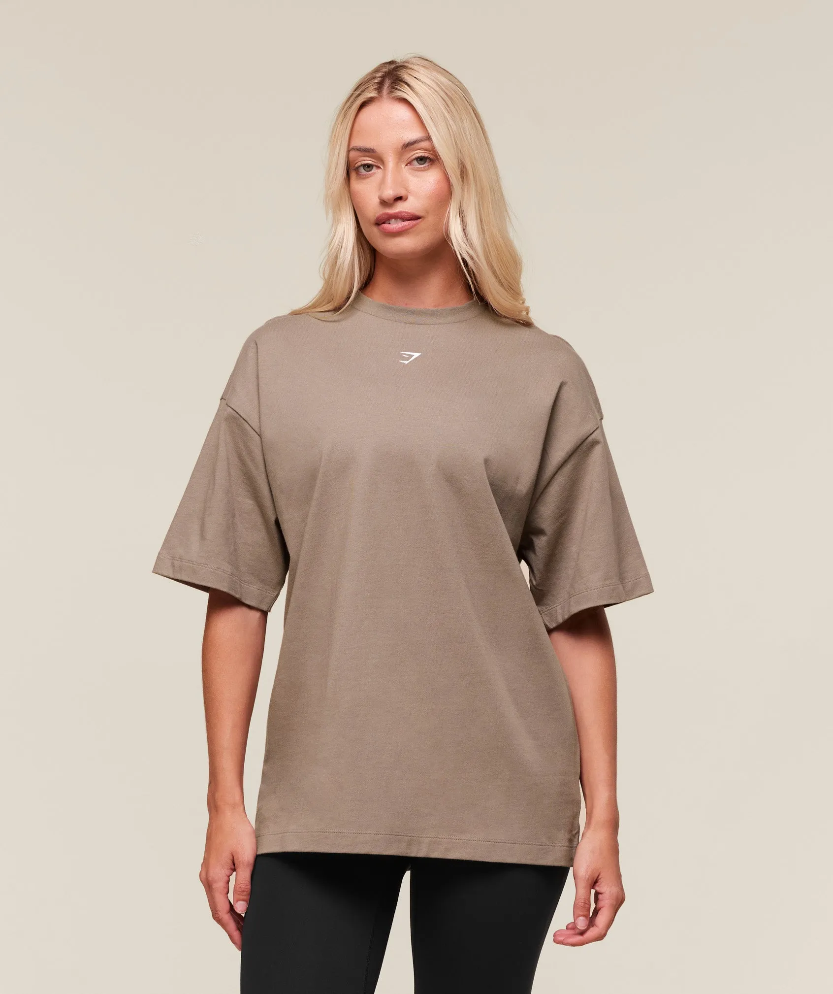 Gymshark We Do Gym Graphic Oversized T-Shirt - Lifestyle Brown sold by Gymshark product image thumbnail 2