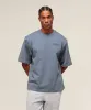 Gymshark For The Lifters Boxy T-Shirt - Iron Blue sold by Gymshark