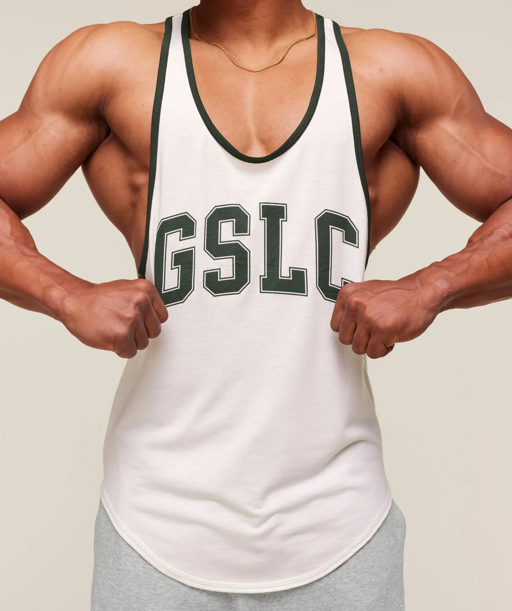 Gymshark GSLC Ringer Stringer - Soft White sold by Gymshark product image thumbnail 5