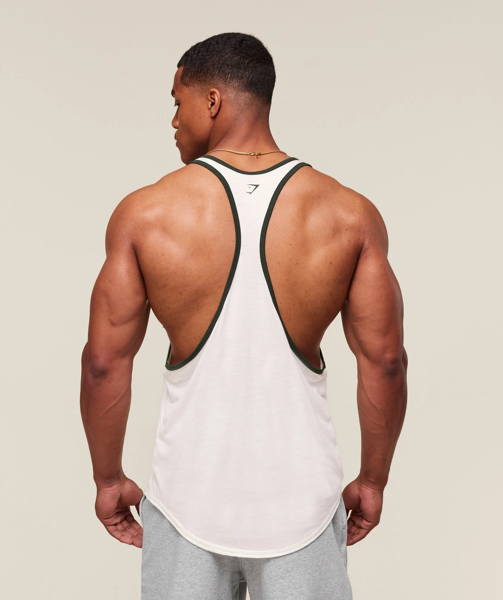 Gymshark GSLC Ringer Stringer - Soft White sold by Gymshark product image thumbnail 2