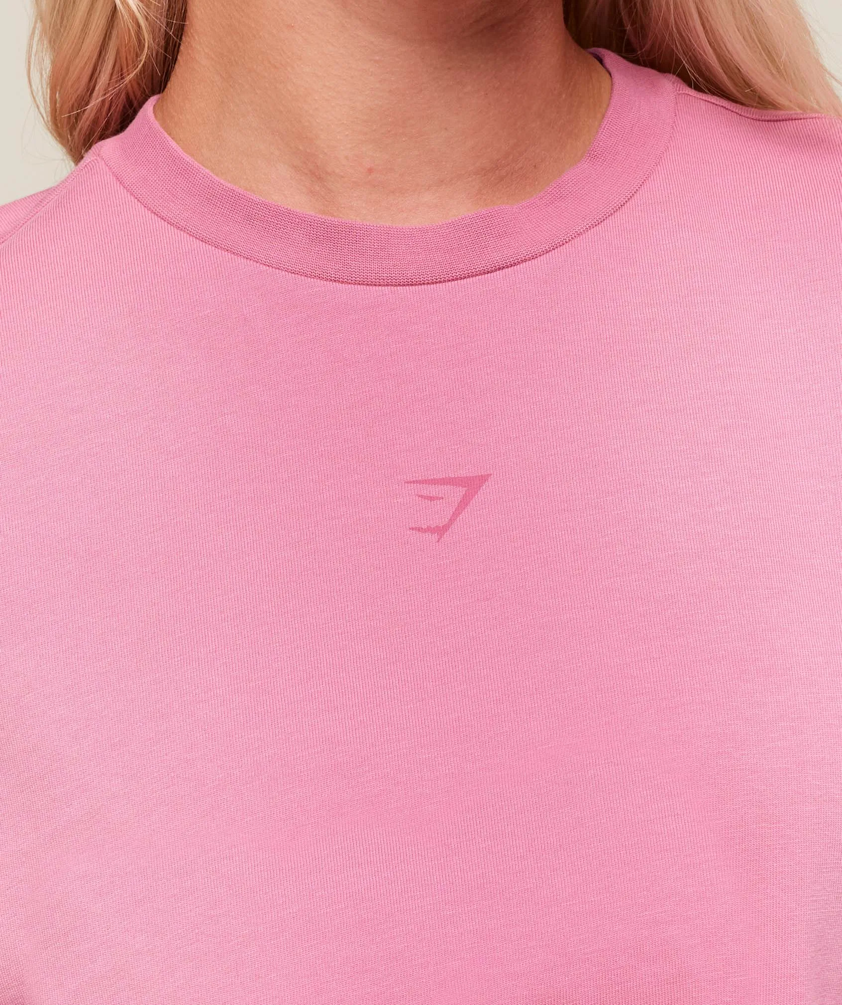 Gymshark Summer Tie-Dye Graphic Oversized T-Shirt - Sunset Pink/Wash sold by Gymshark product image thumbnail 5