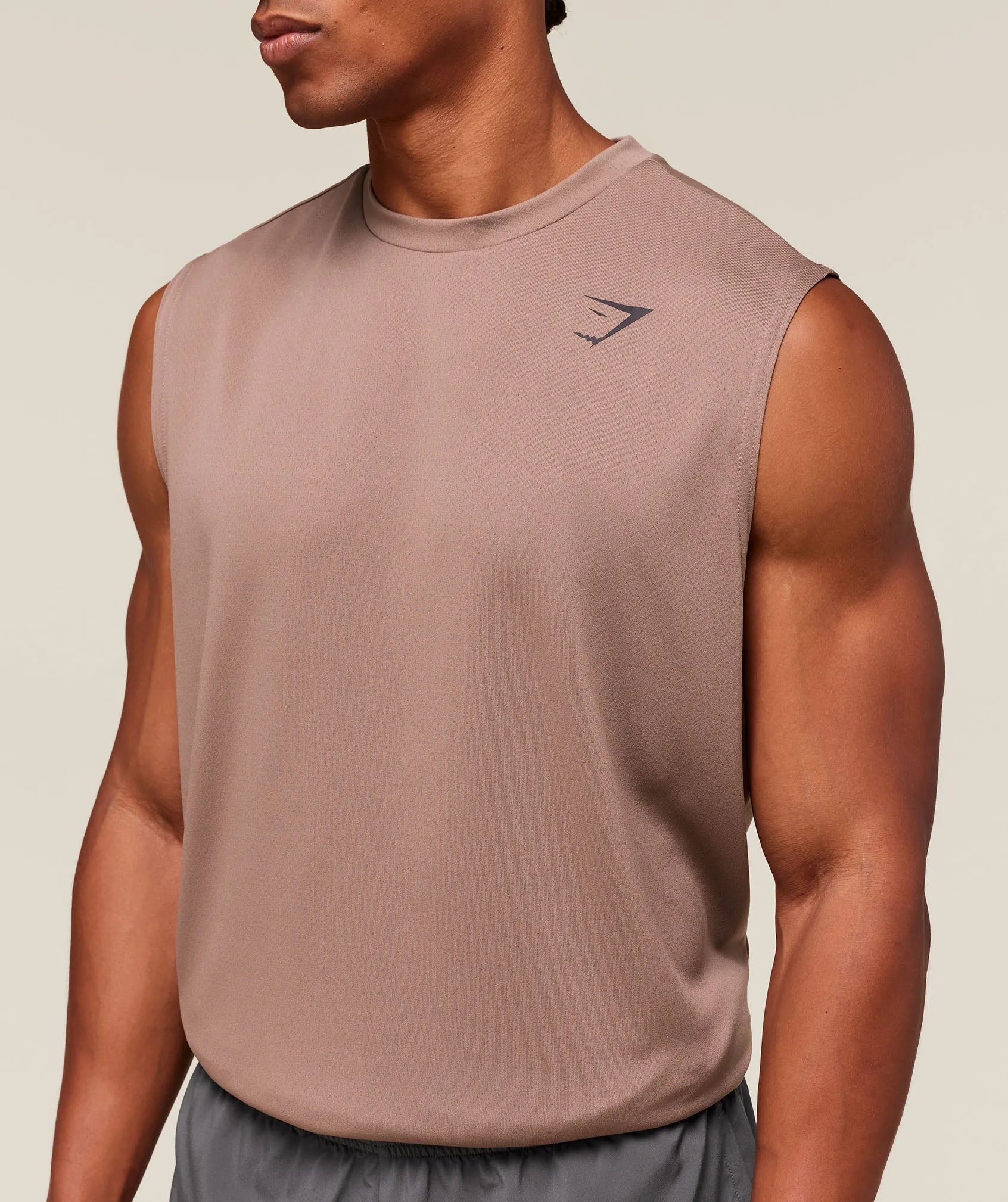Gymshark Arrival Oversized Tank - Mocha Mauve sold by Gymshark product image thumbnail 4