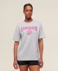 Gymshark Collegiate Graphic T-Shirt - Light Grey Core Marl sold by Gymshark