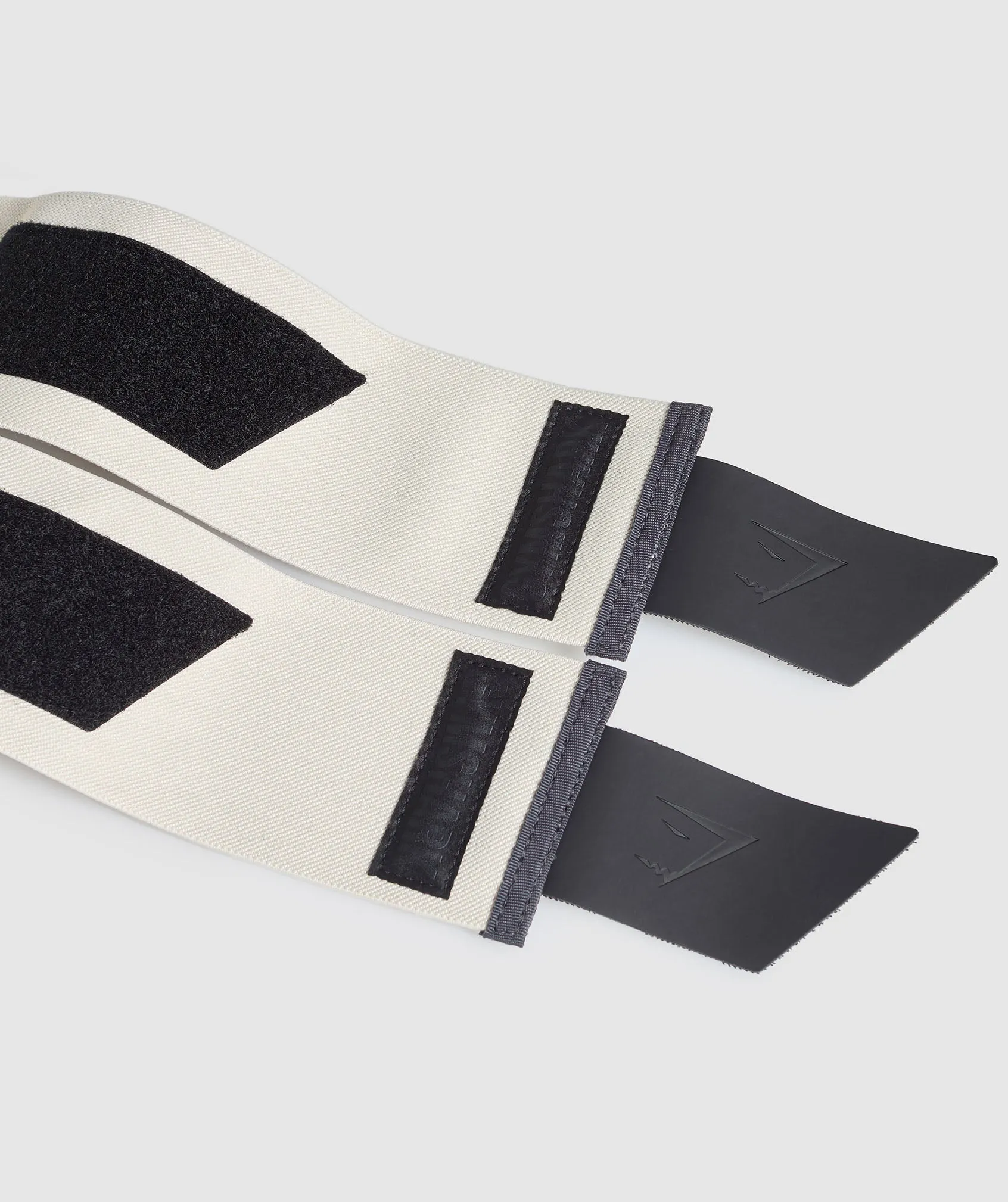 Gymshark Rigid Wrist Straps - Oat White sold by Gymshark product image thumbnail 2